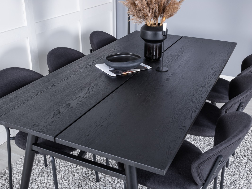 Set sala da pranzo Dallas 5025 (Nero)