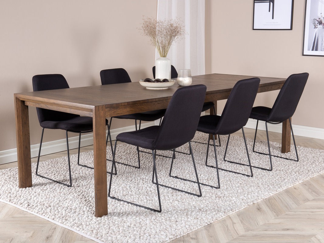 Set sala da pranzo Dallas 5027 (Rovere moro)