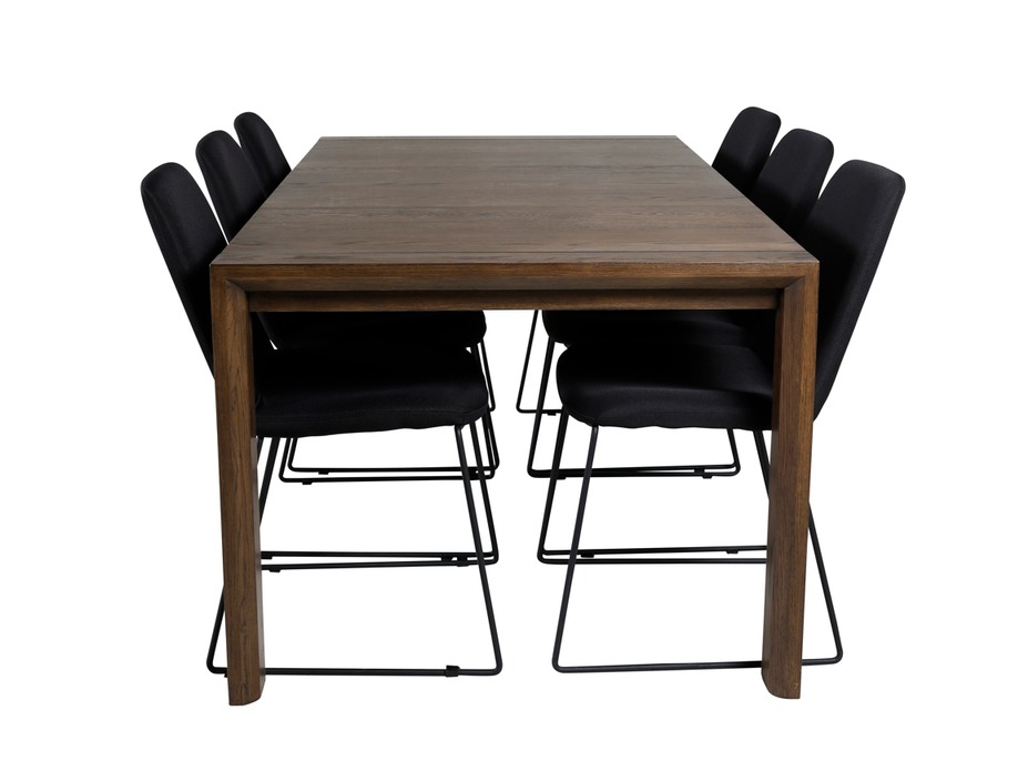 Set sala da pranzo Dallas 5027 (Rovere moro)