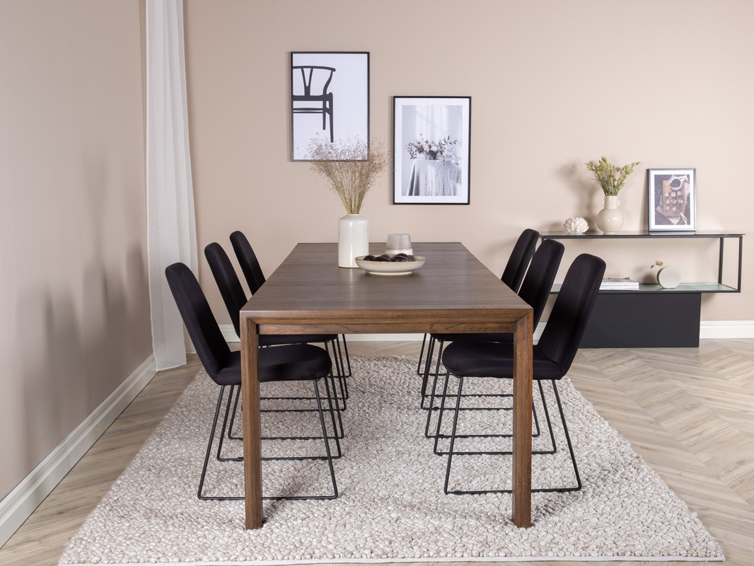 Set sala da pranzo Dallas 5027 (Rovere moro)