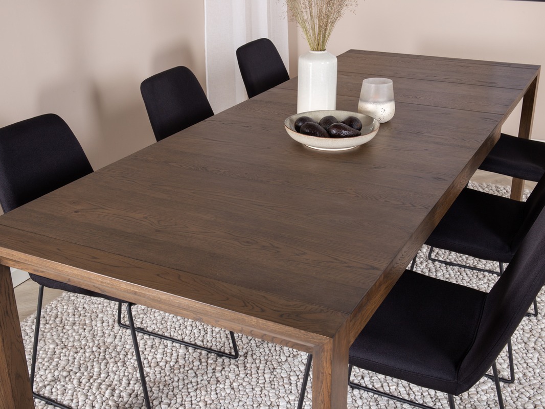 Set sala da pranzo Dallas 5027 (Rovere moro)