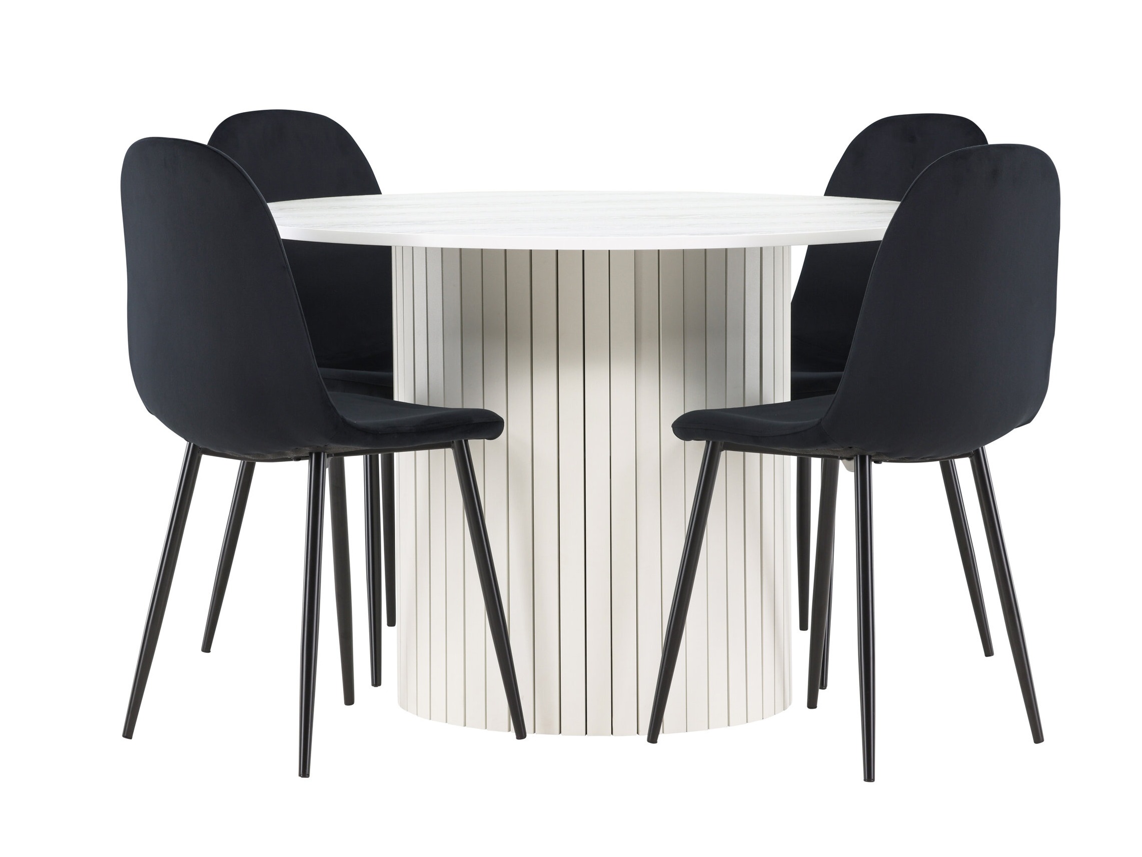 Set sala da pranzo Dallas 5028 (Nero)