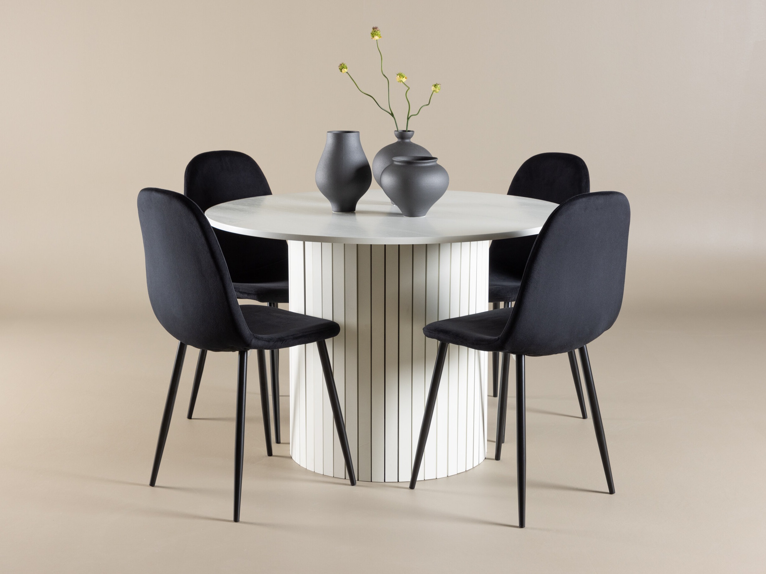 Set sala da pranzo Dallas 5028 (Nero)