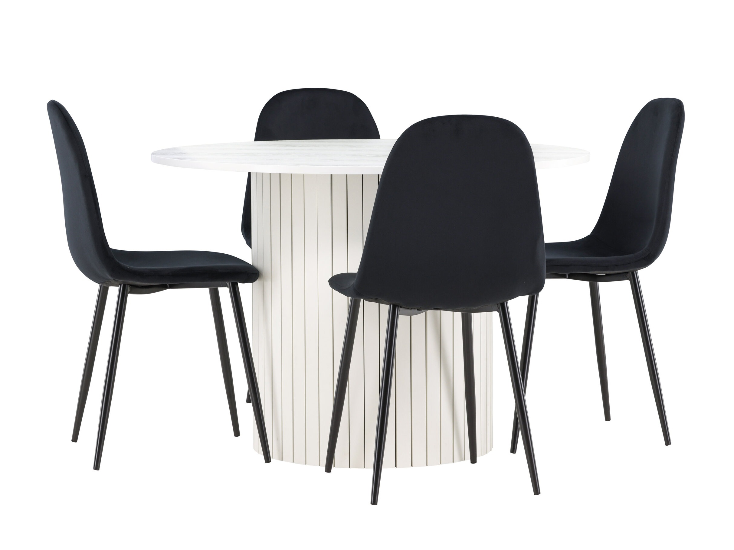 Set sala da pranzo Dallas 5028 (Nero)