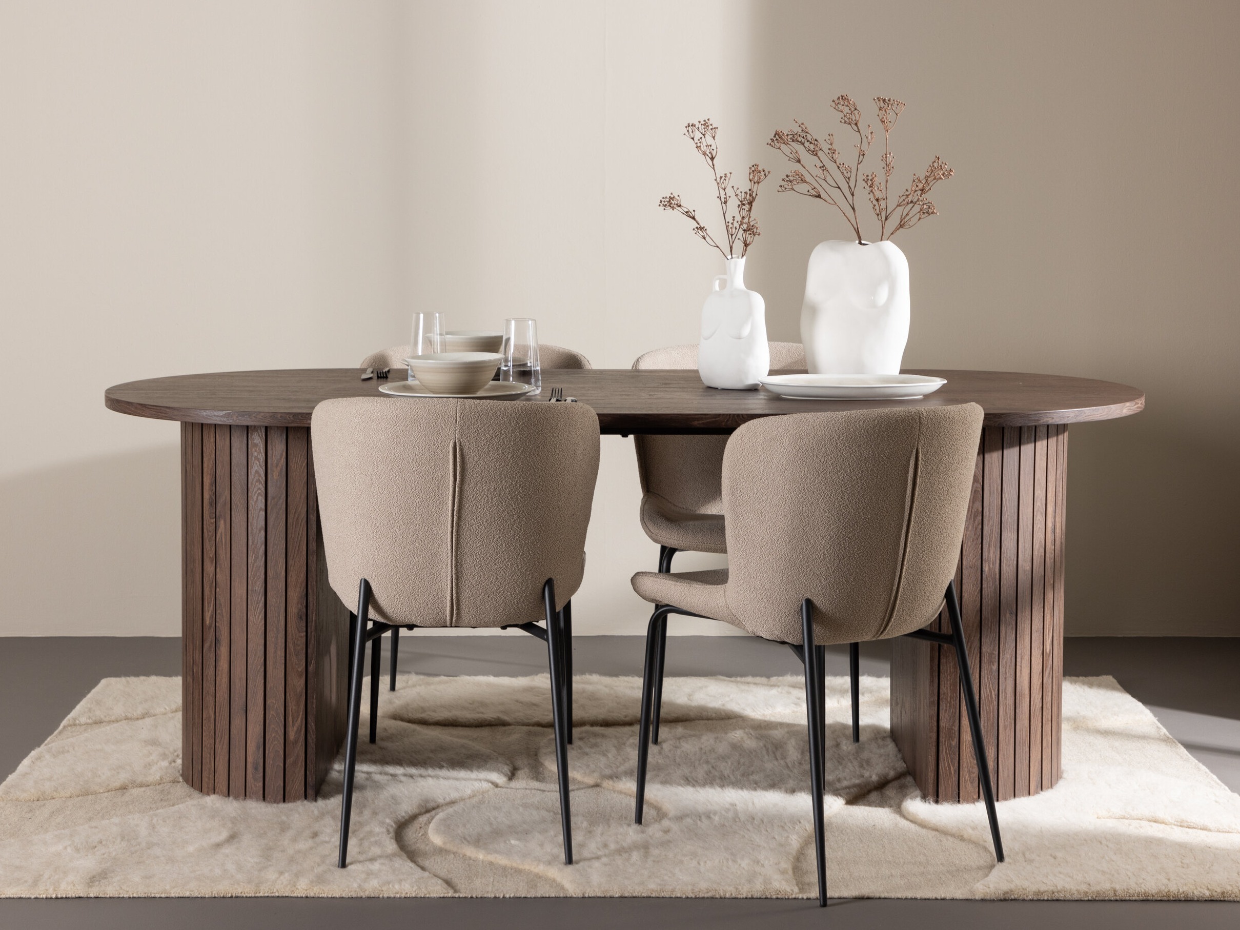 Set sala da pranzo Dallas 5036 (Beige)