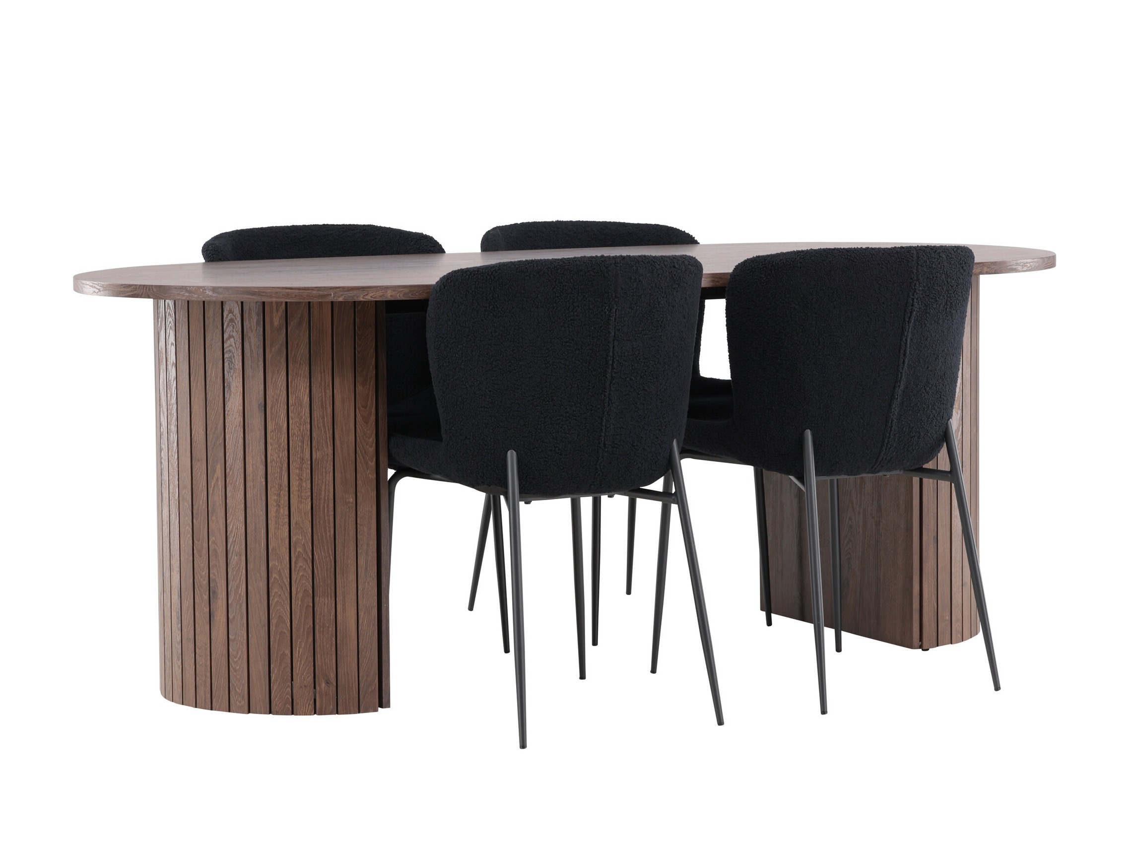 Set sala da pranzo Dallas 5036 (Nero)
