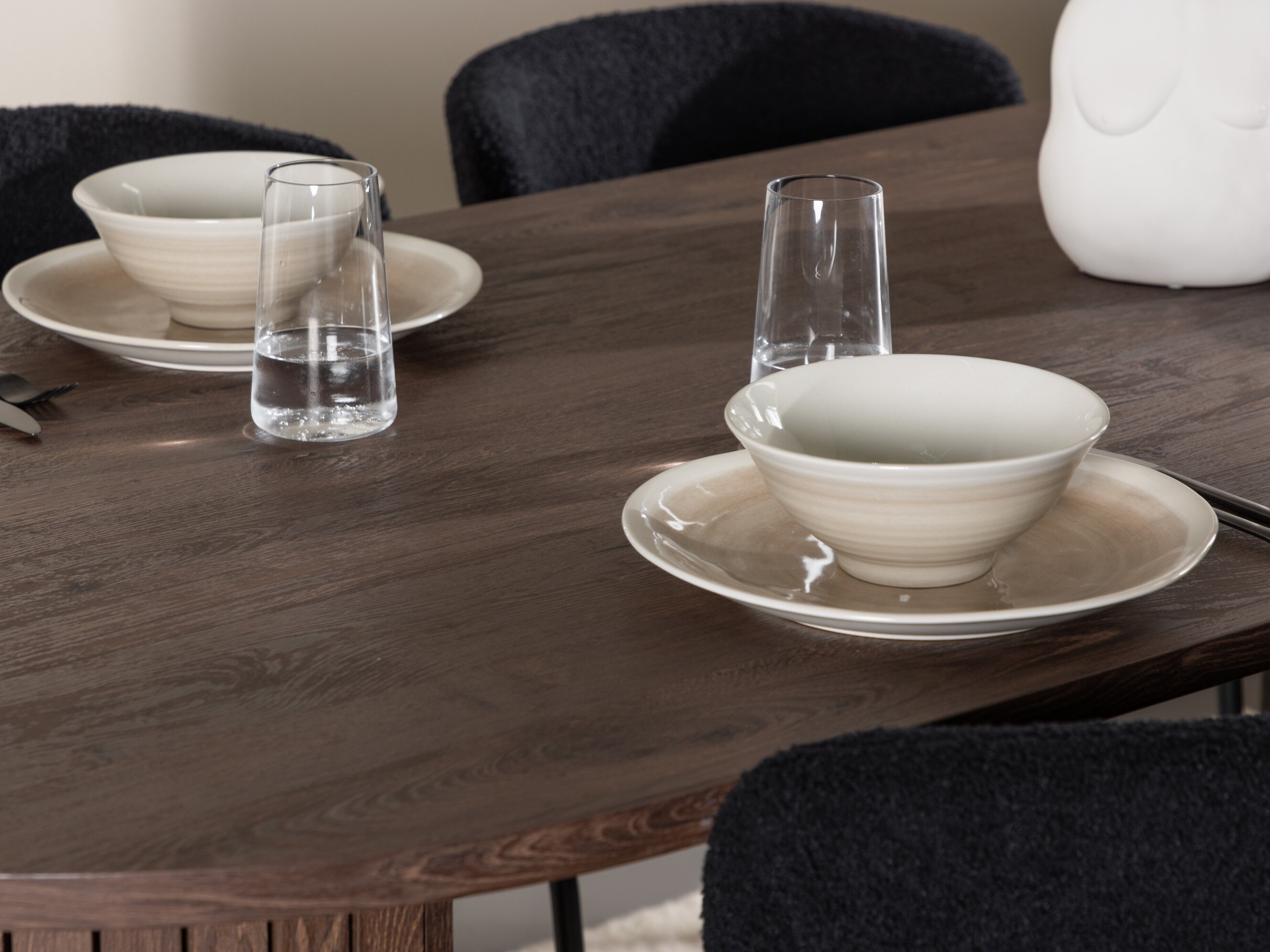 Set sala da pranzo Dallas 5036 (Nero)