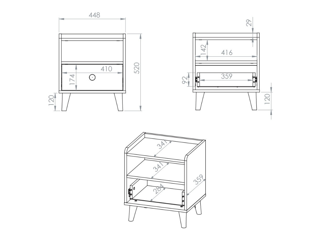 Comodino SL5227