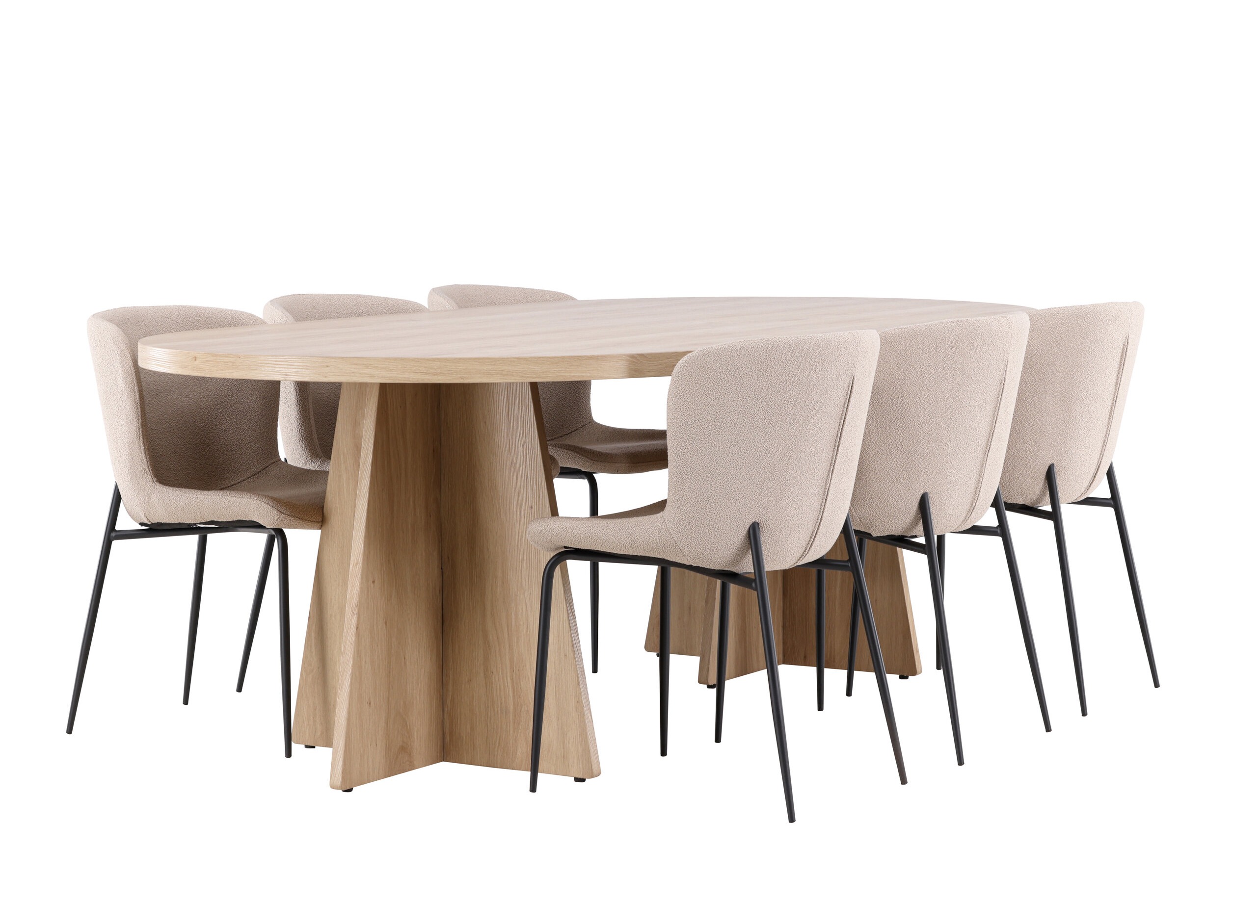 Set sala da pranzo Dallas 4990 (Beige)