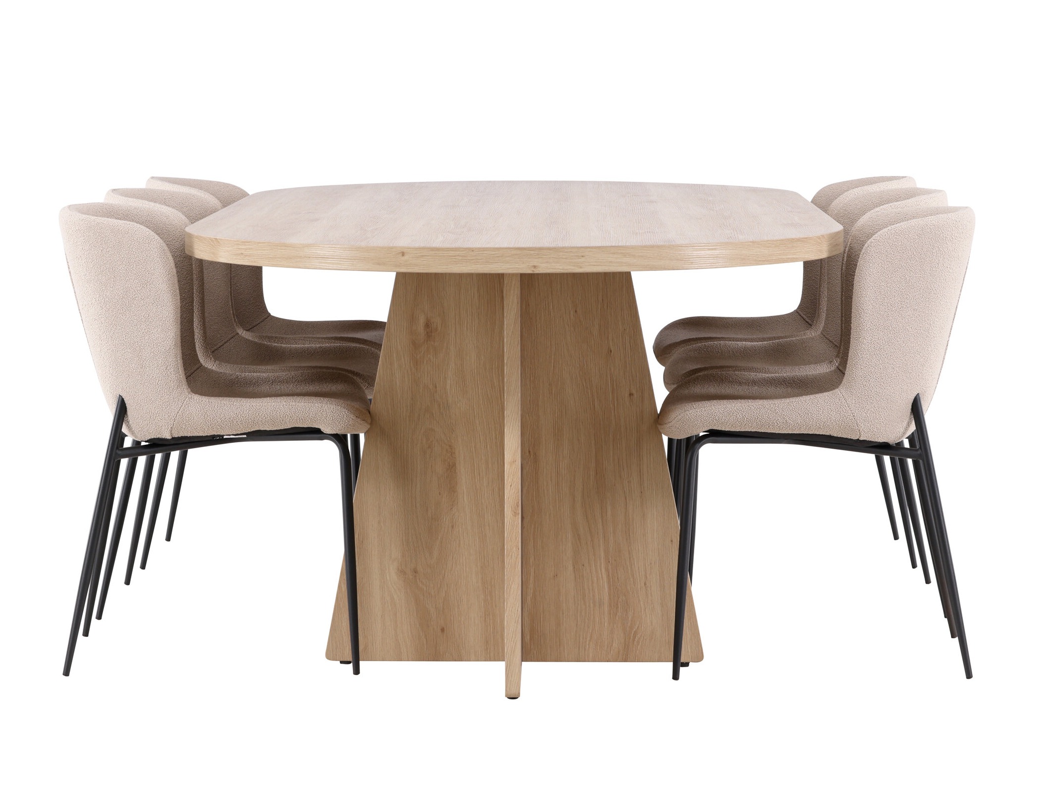 Set sala da pranzo Dallas 4990 (Beige)