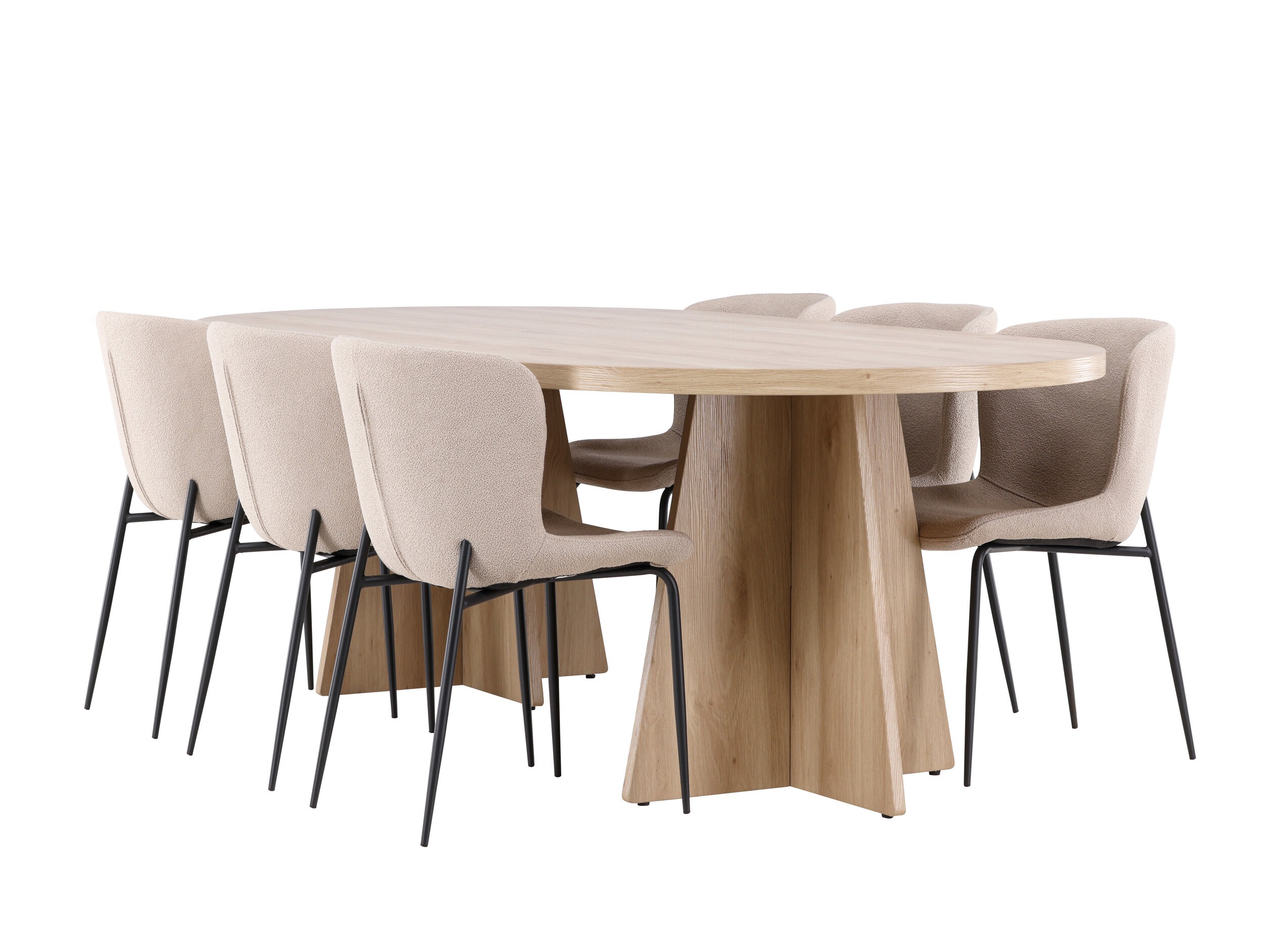 Set sala da pranzo Dallas 4990 (Beige)