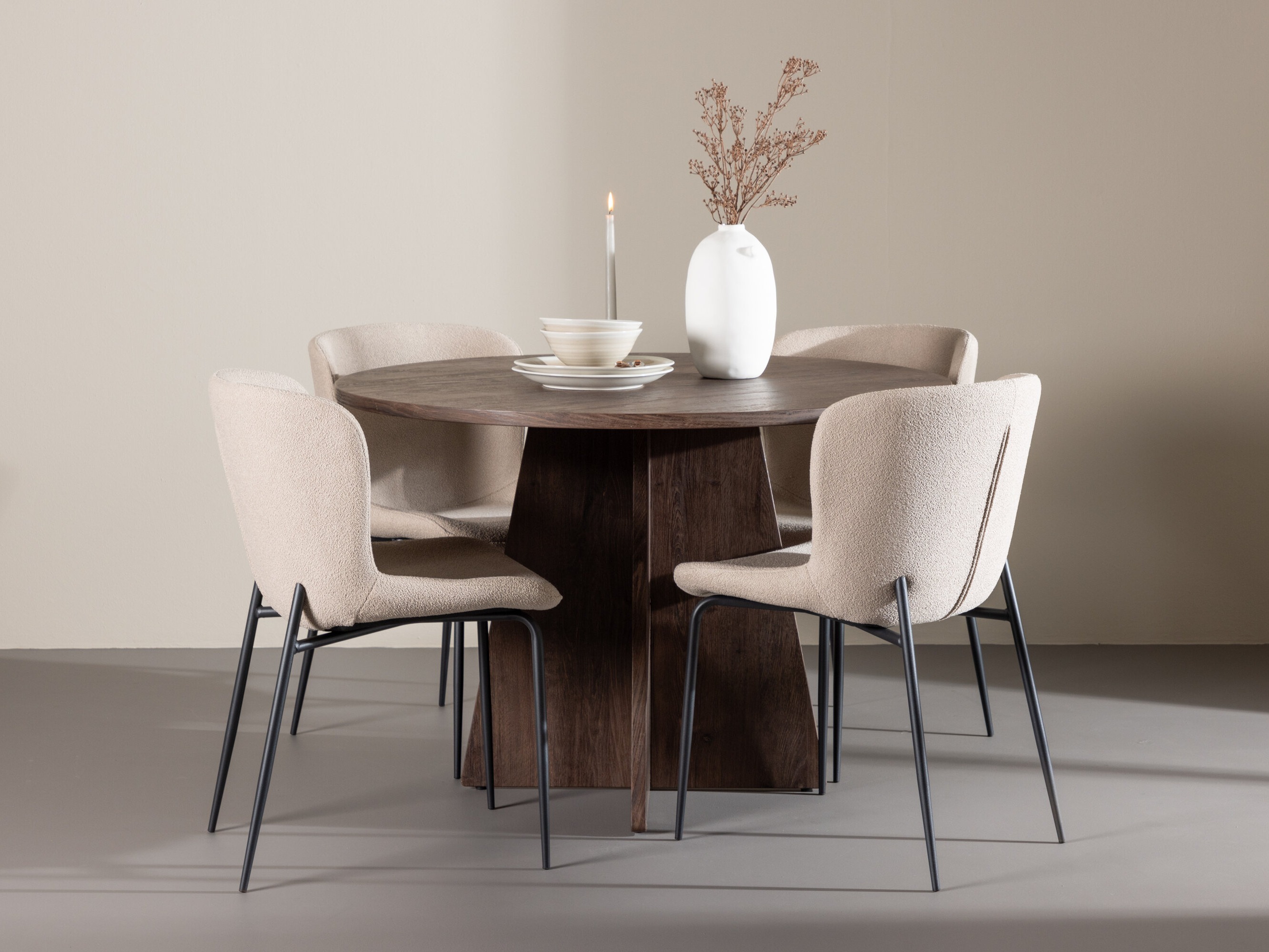 Set sala da pranzo Dallas 5051 (Beige)