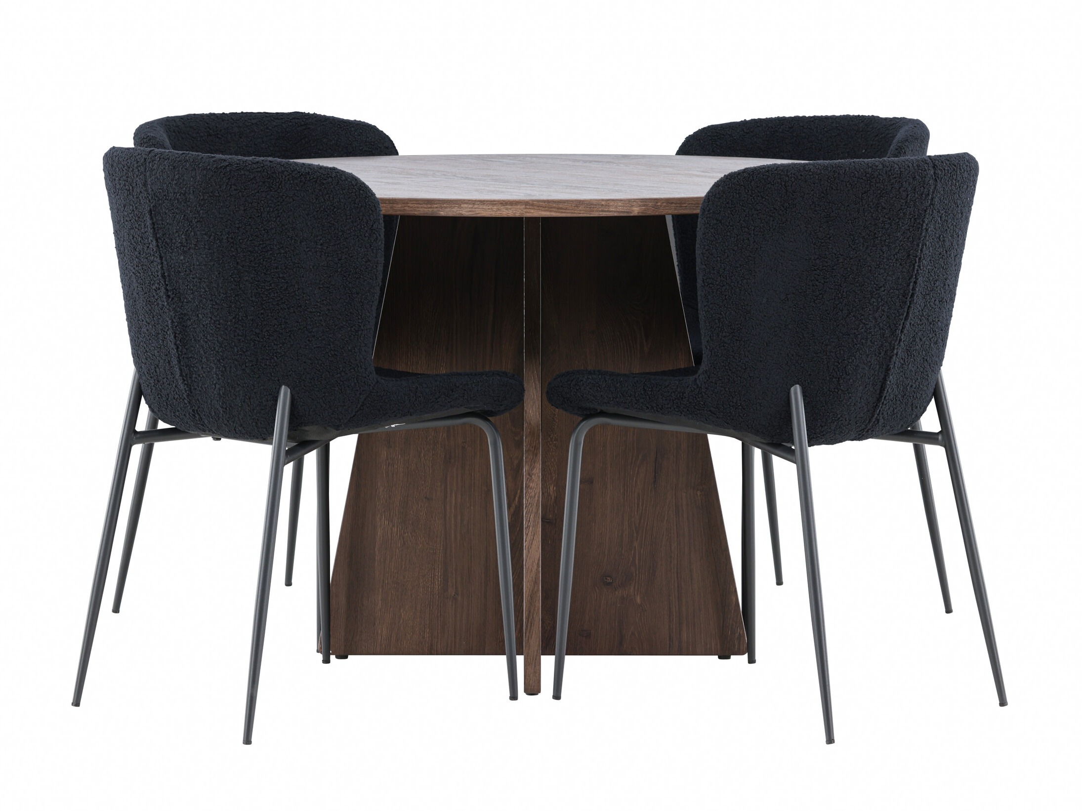 Set sala da pranzo Dallas 5051 (Nero)