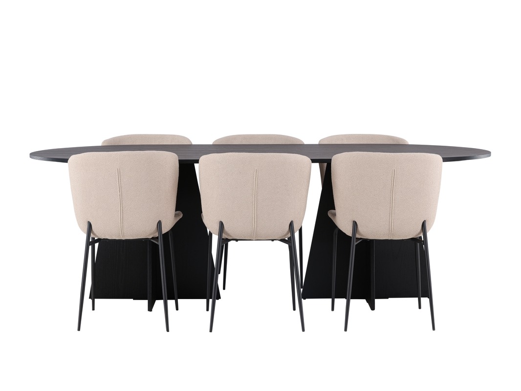 Set sala da pranzo Dallas 5052 (Beige)