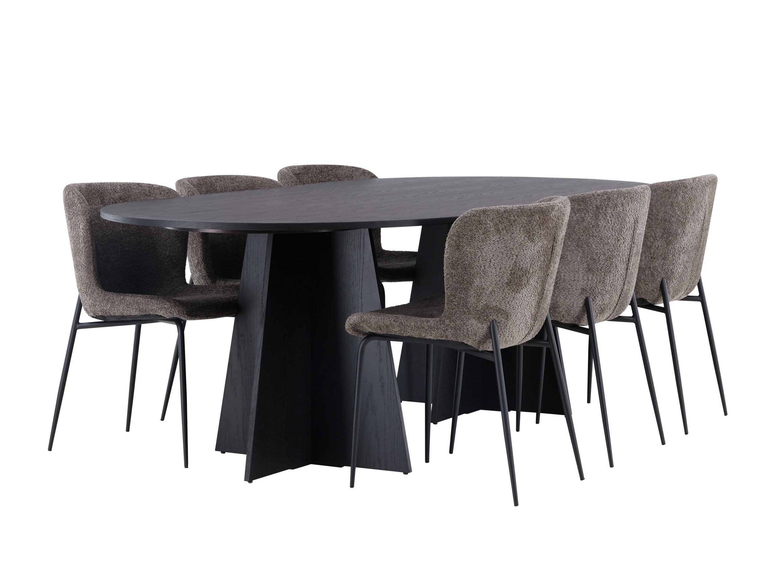 Set sala da pranzo Dallas 5052 (Marrone)