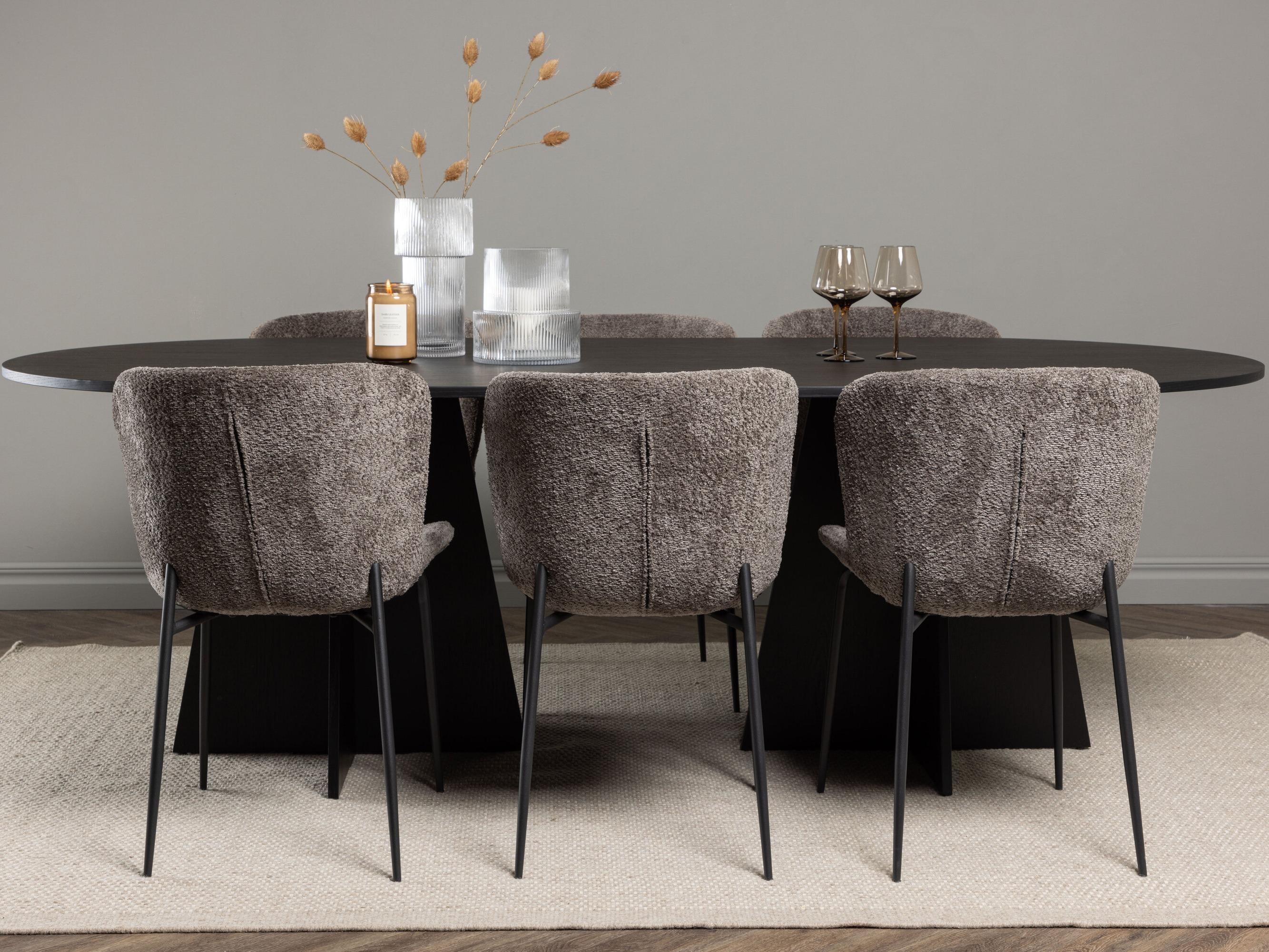 Set sala da pranzo Dallas 5052 (Marrone)