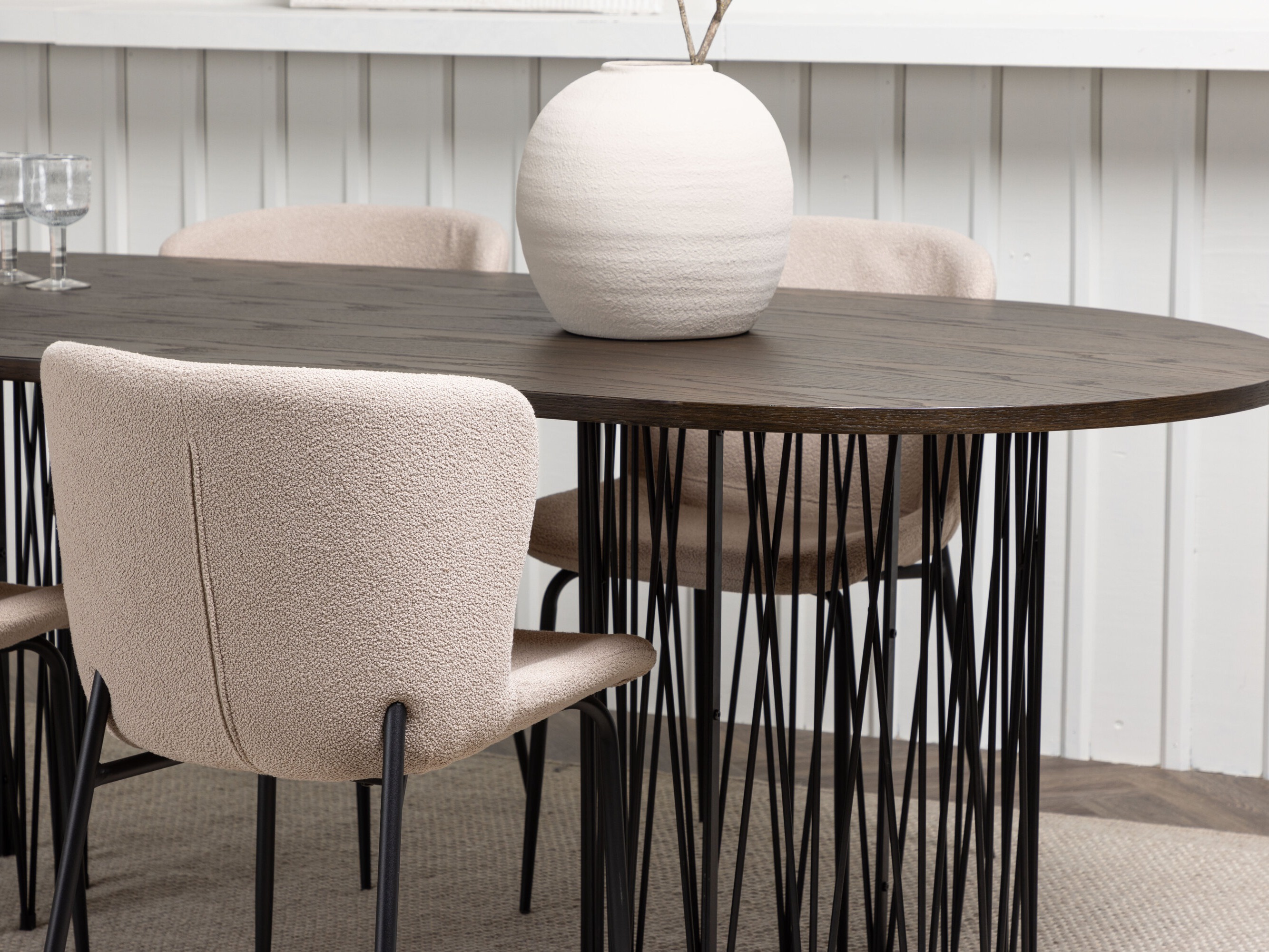 Set sala da pranzo Dallas 5065 (Beige)