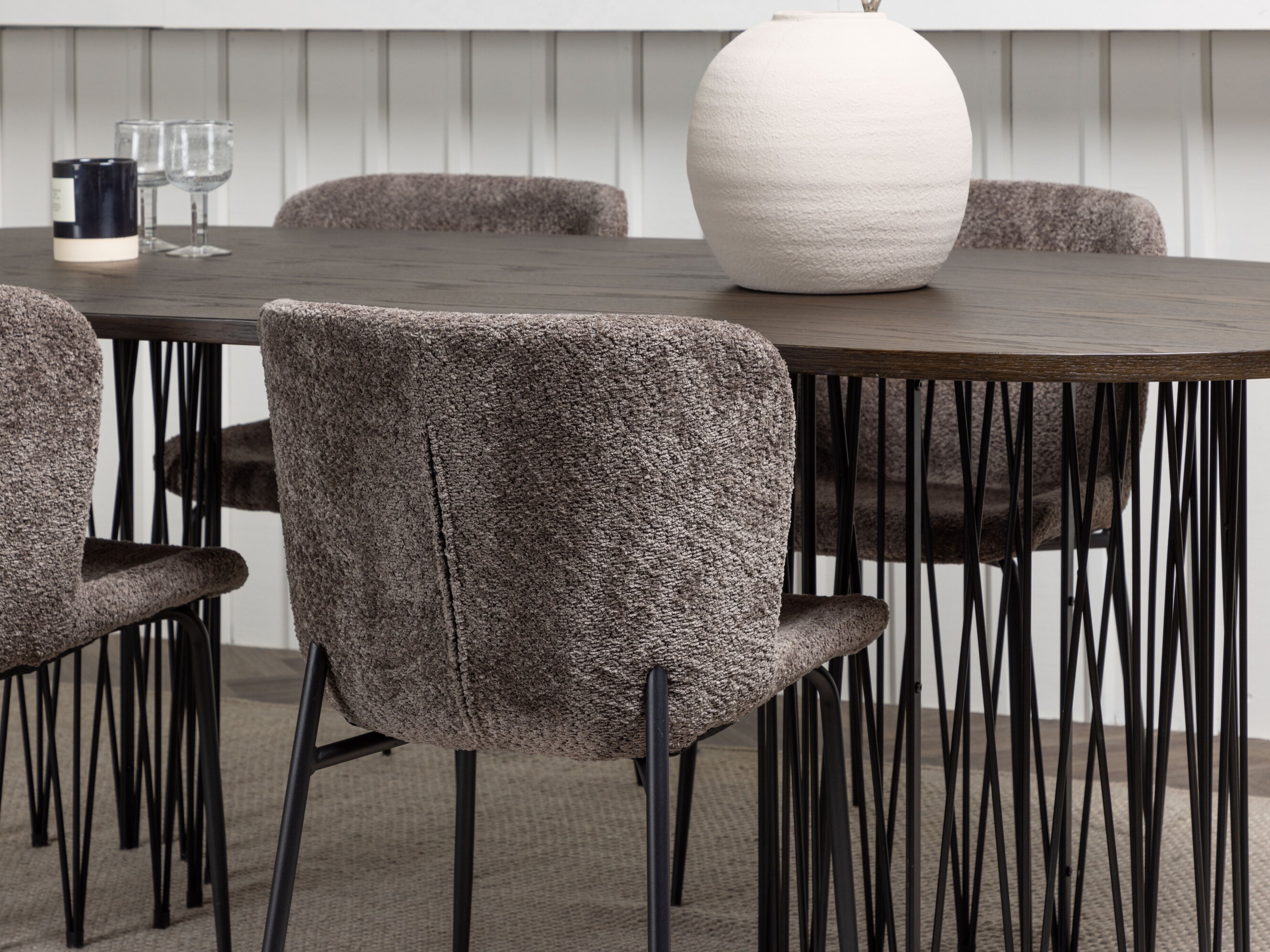 Set sala da pranzo Dallas 5065 (Marrone)