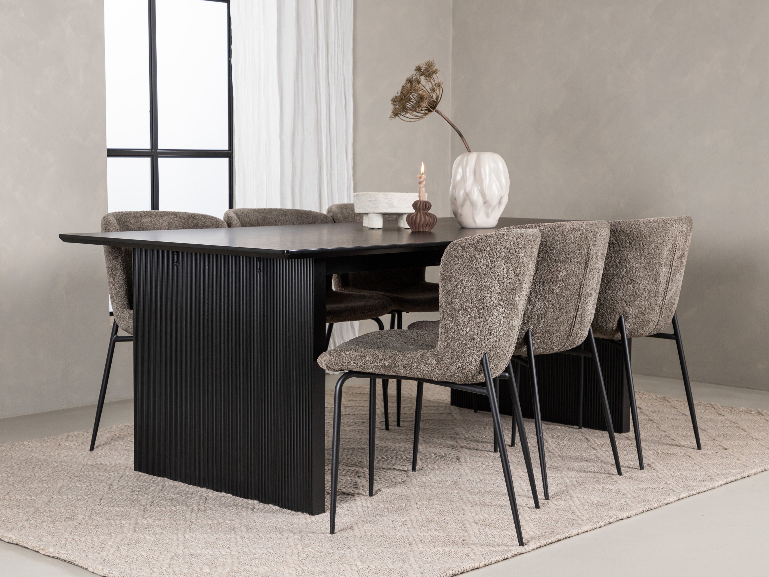 Set sala da pranzo Dallas 5066 (Marrone)