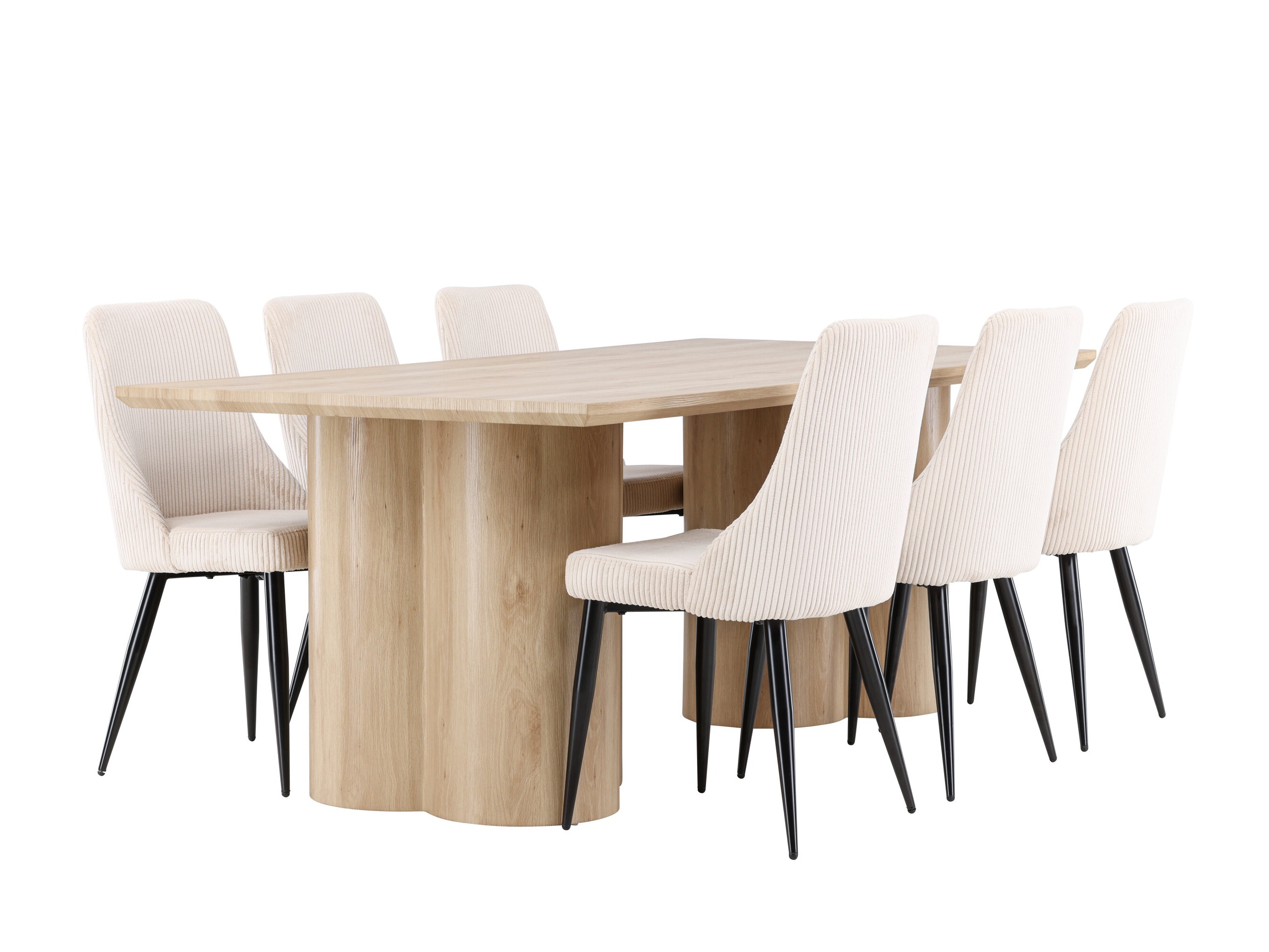 Set sala da pranzo Dallas 5179 (Luminoso legno)