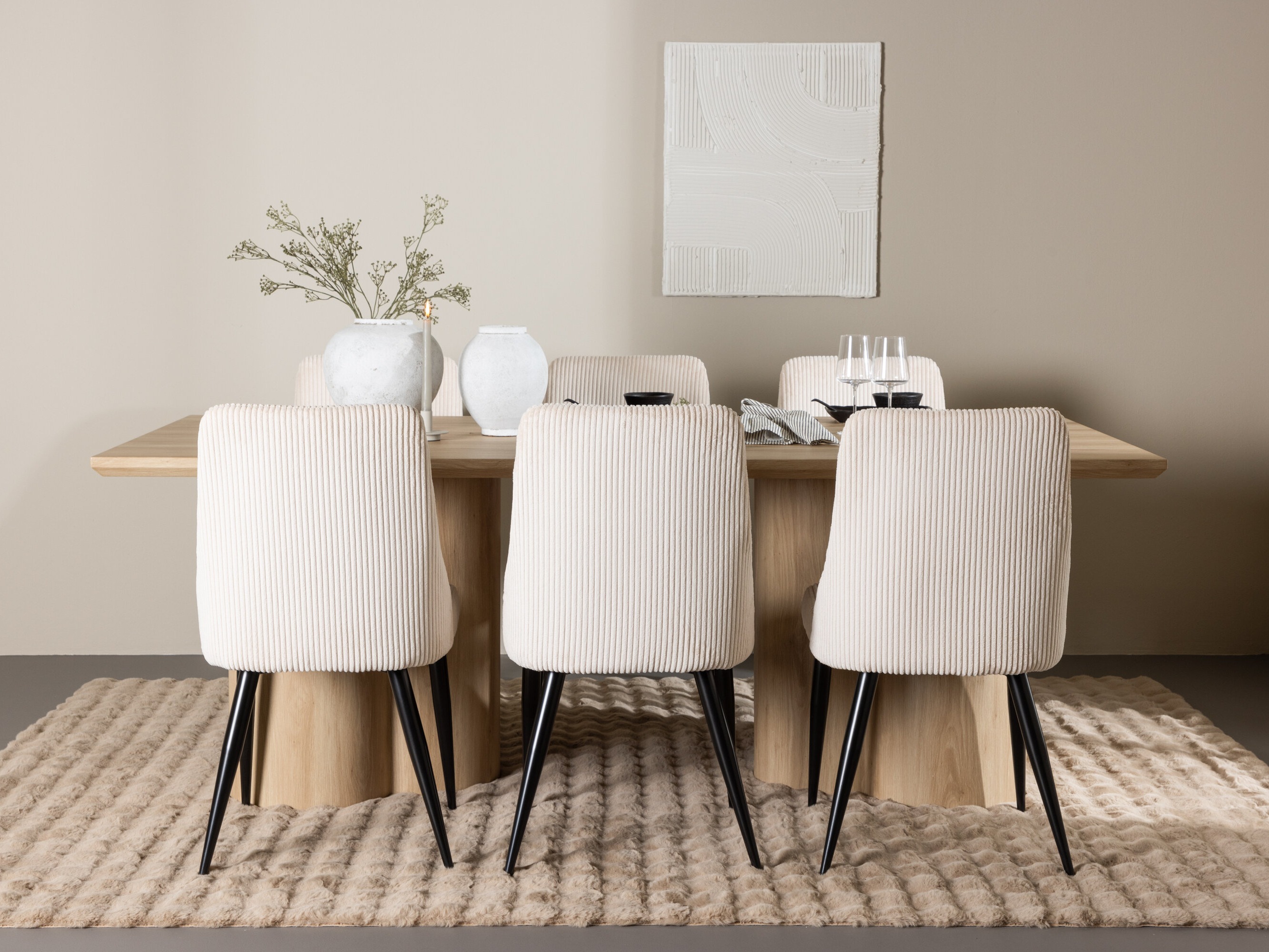 Set sala da pranzo Dallas 5179 (Luminoso legno)