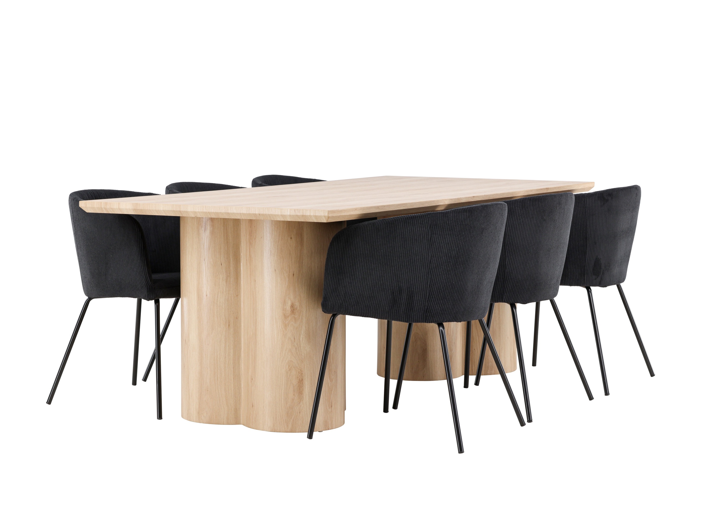 Set sala da pranzo Dallas 5181 (Luminoso legno)