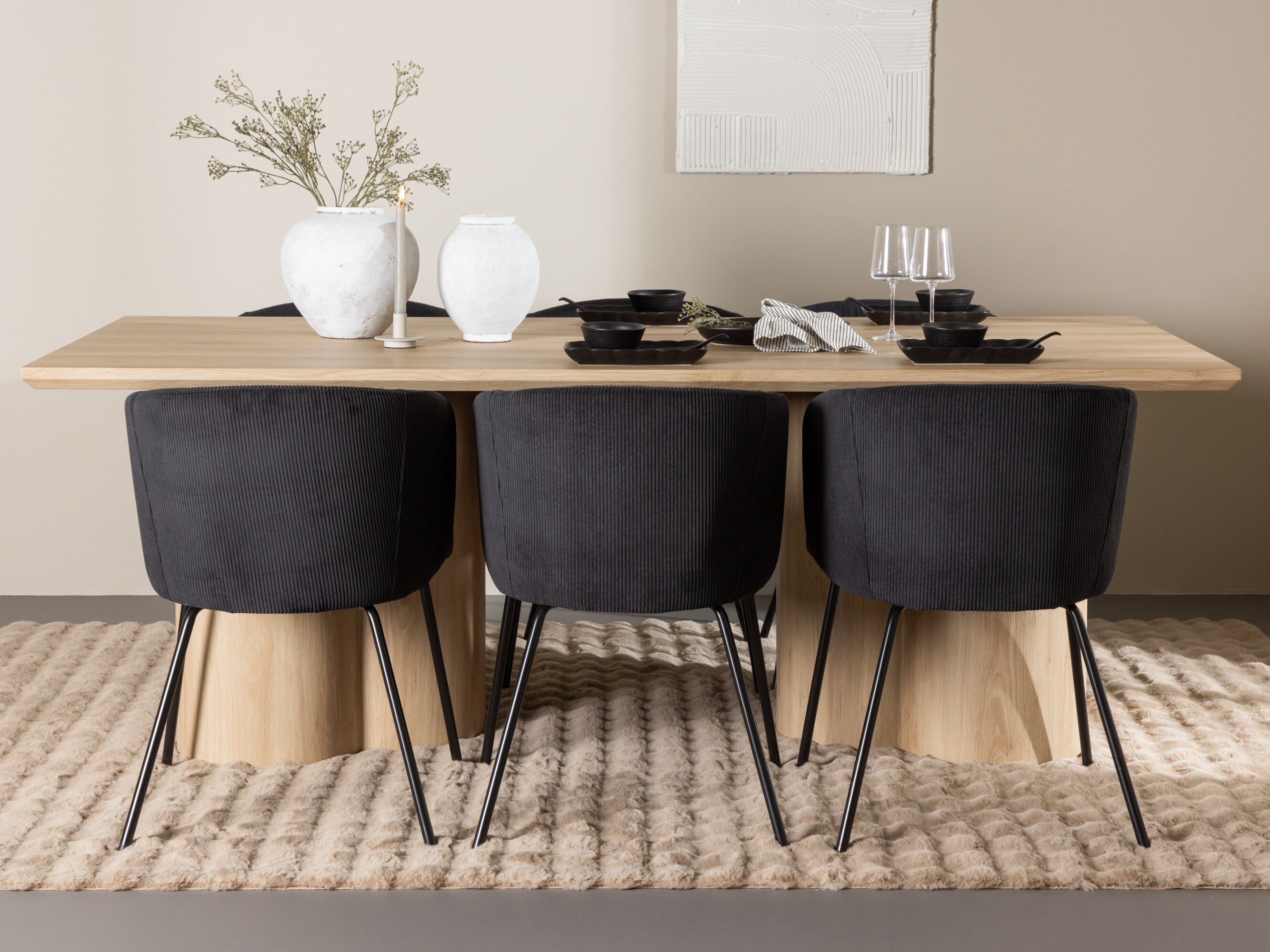 Set sala da pranzo Dallas 5181 (Luminoso legno)