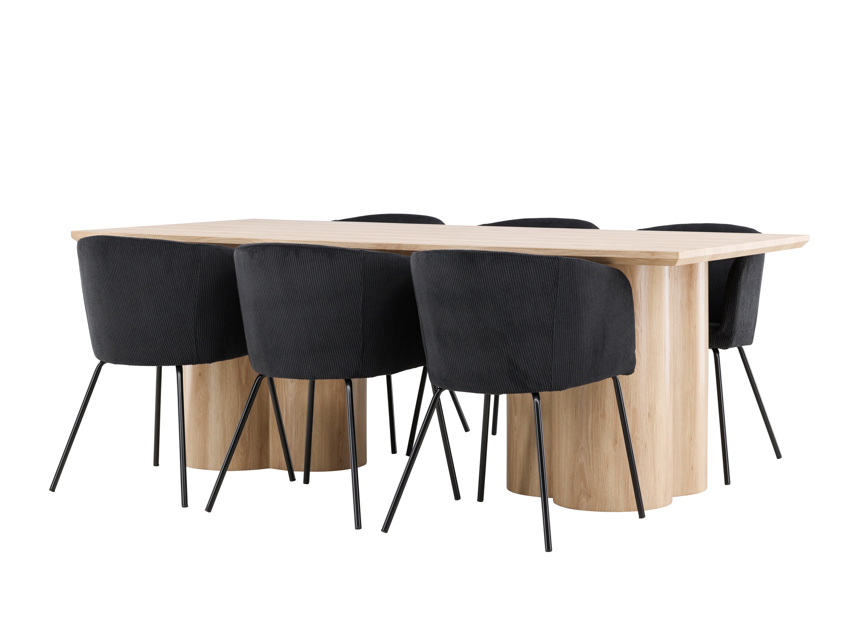 Set sala da pranzo Dallas 5181 (Luminoso legno)