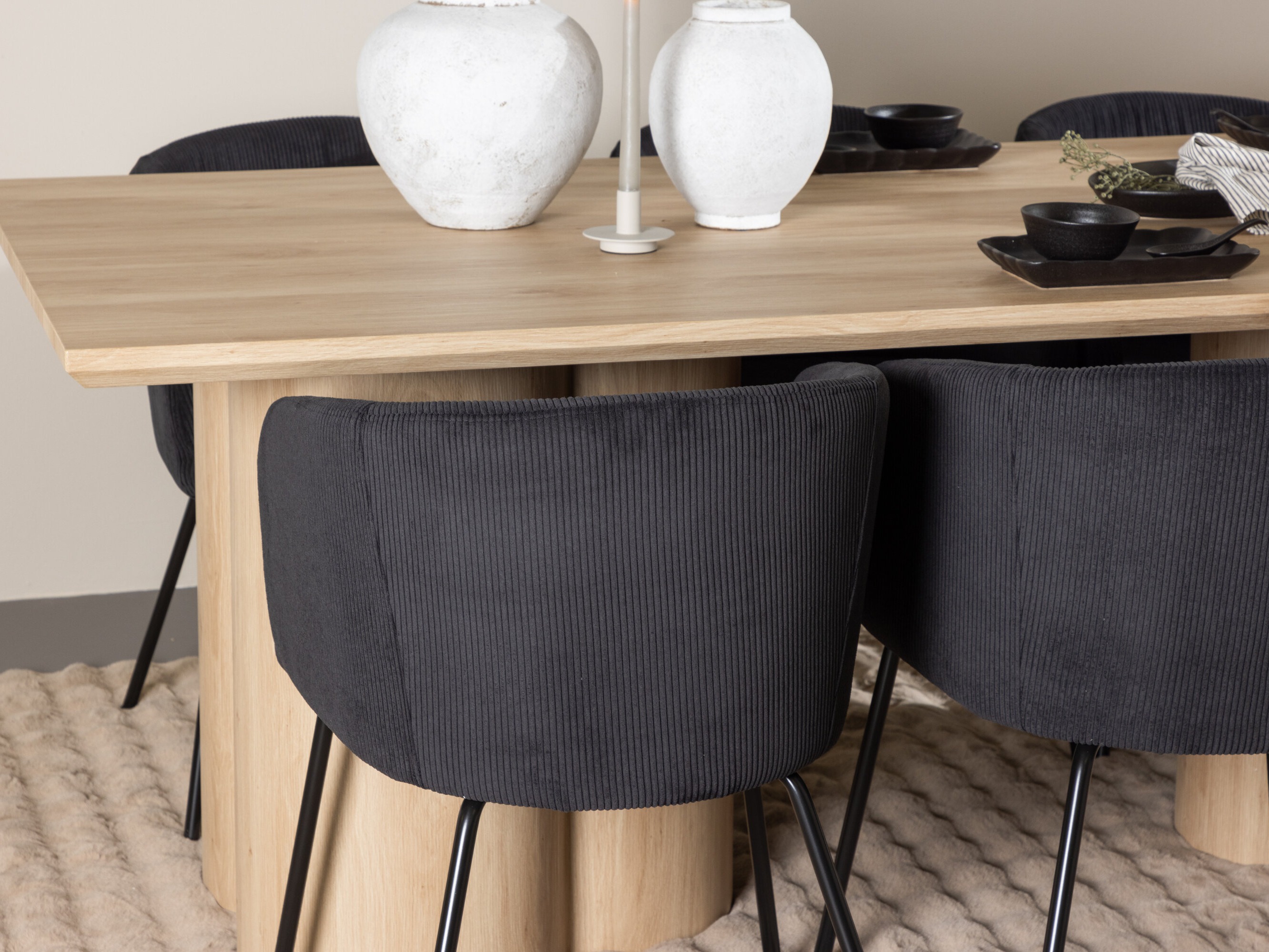 Set sala da pranzo Dallas 5181 (Luminoso legno)