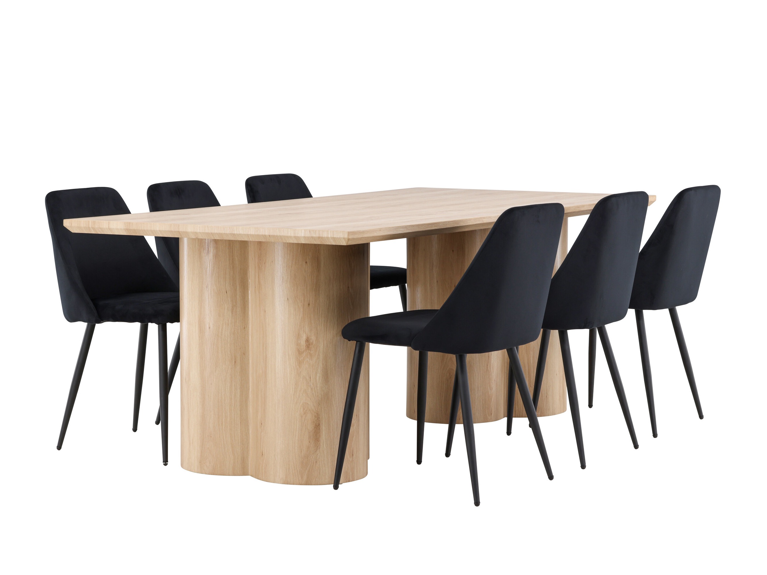 Set sala da pranzo Dallas 5182 (Luminoso legno)