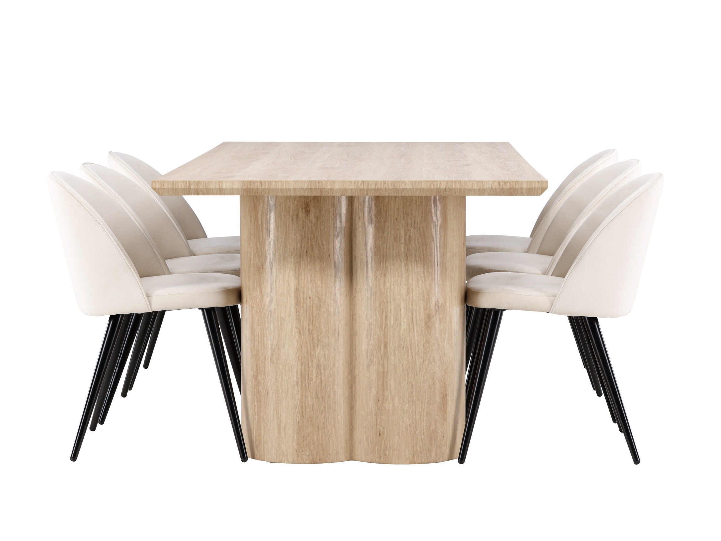 Set sala da pranzo Dallas 5330 (Luminoso legno)