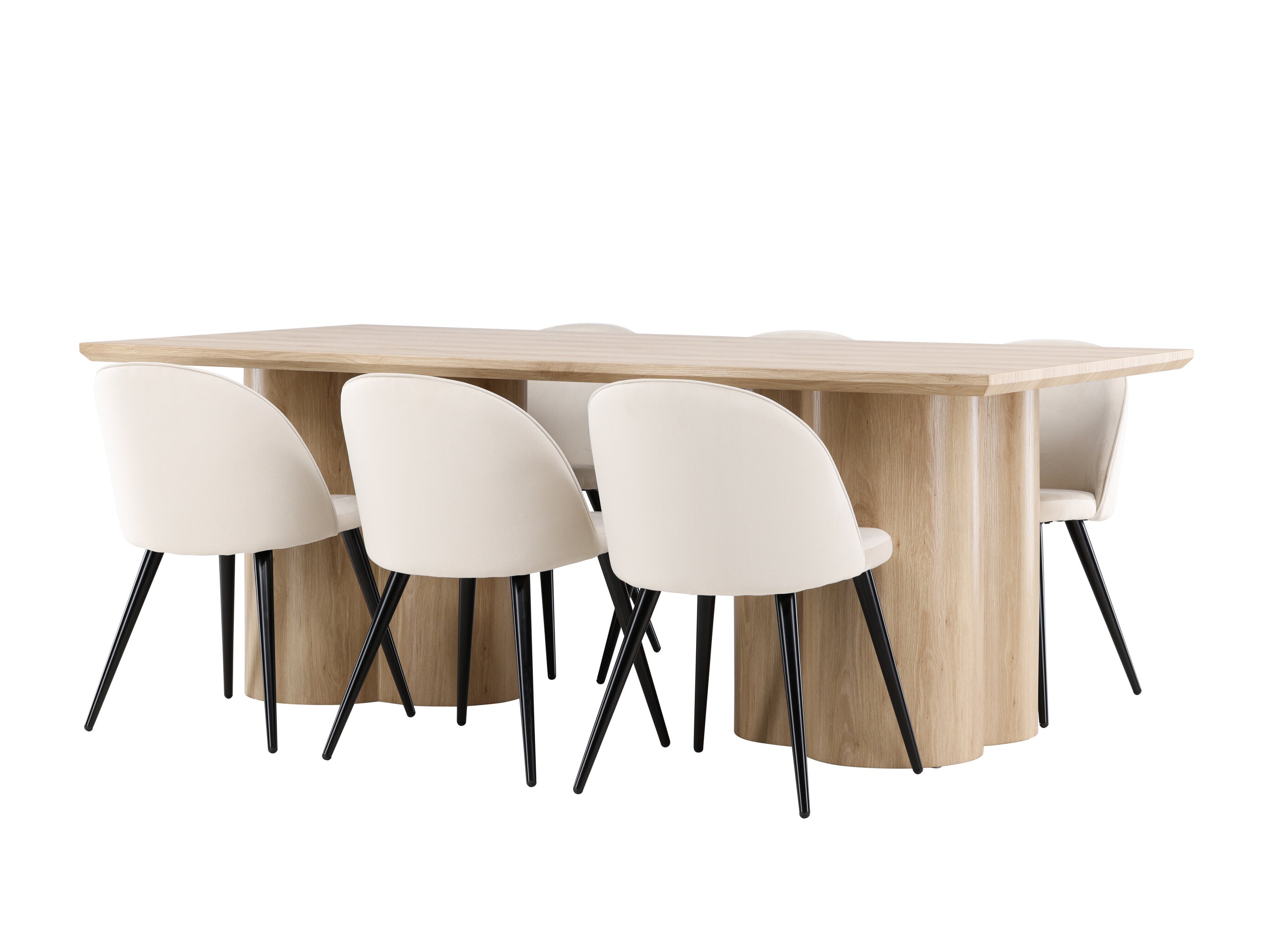 Set sala da pranzo Dallas 5330 (Luminoso legno)