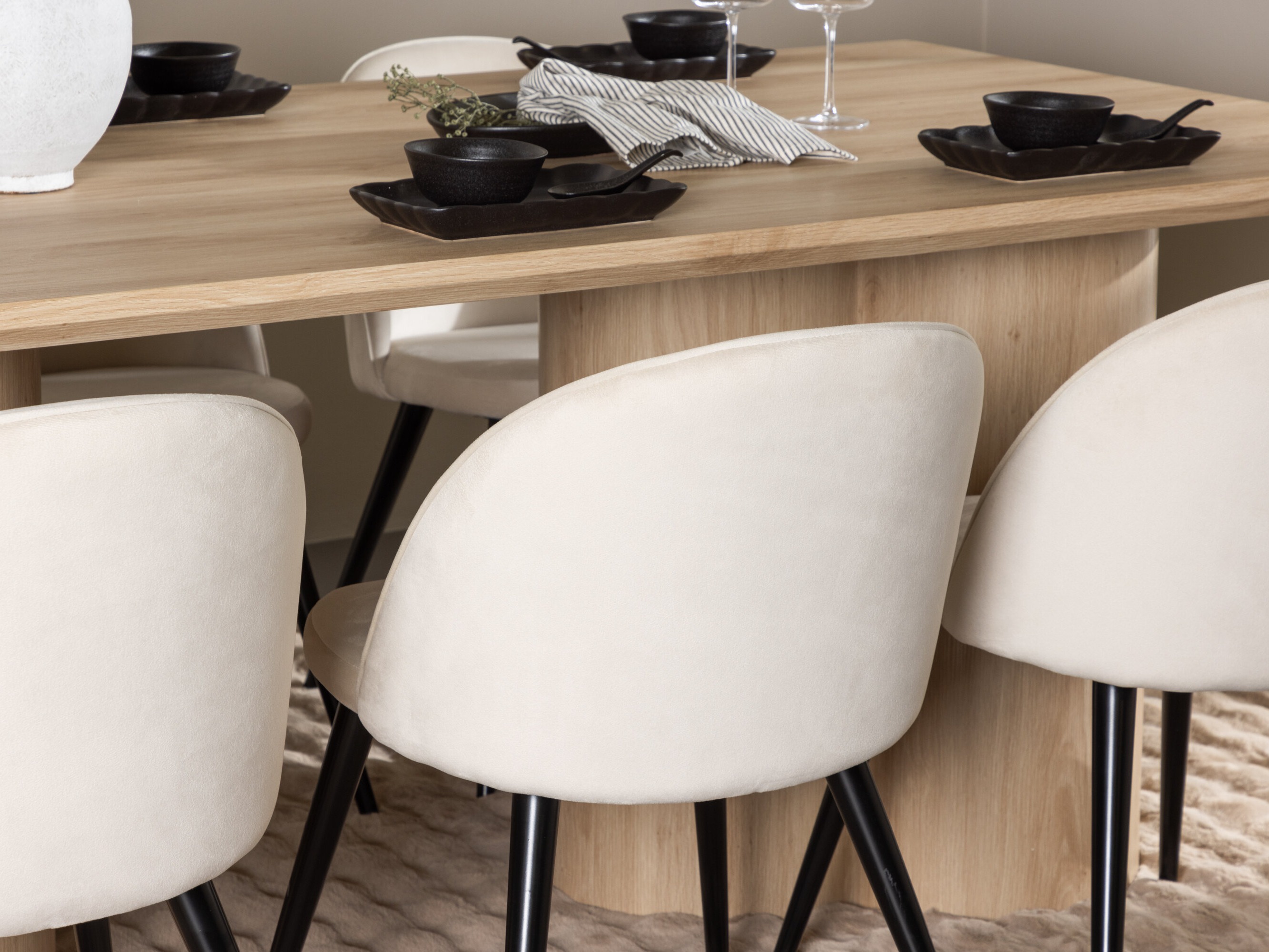 Set sala da pranzo Dallas 5330 (Luminoso legno)