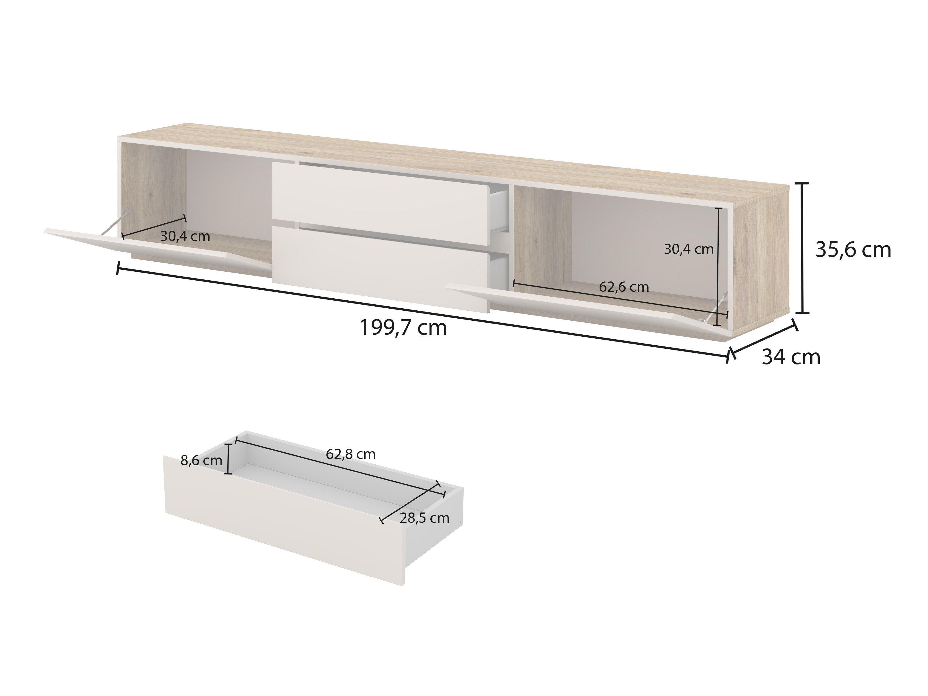 Mobile porta TV Alsono 102
