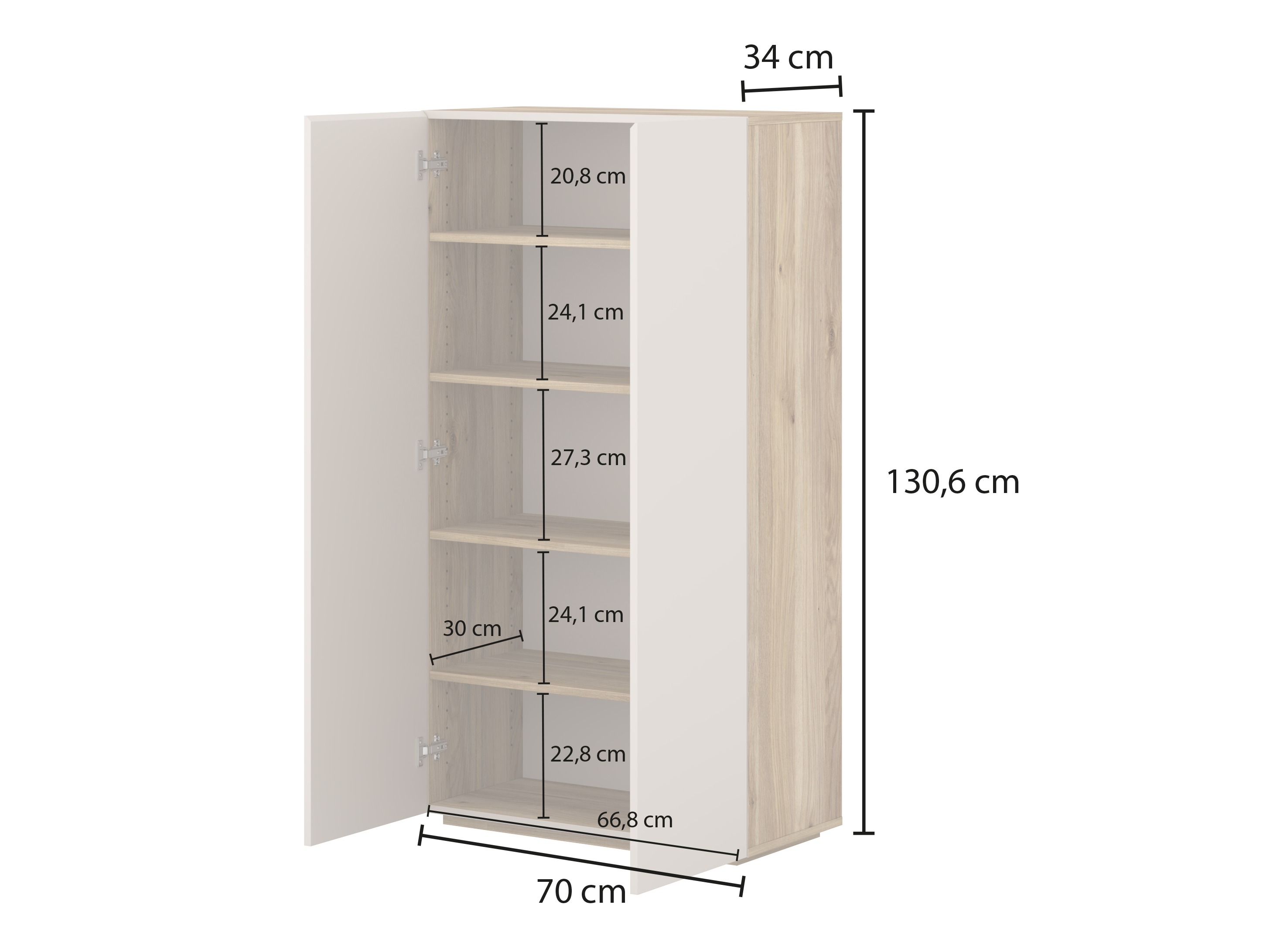 Parete attrezzata Alsono 107