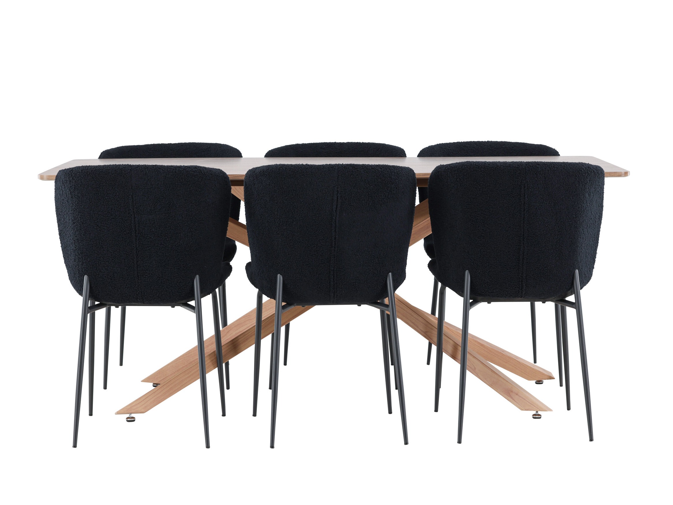 Set sala da pranzo Dallas 5102 (Nero)