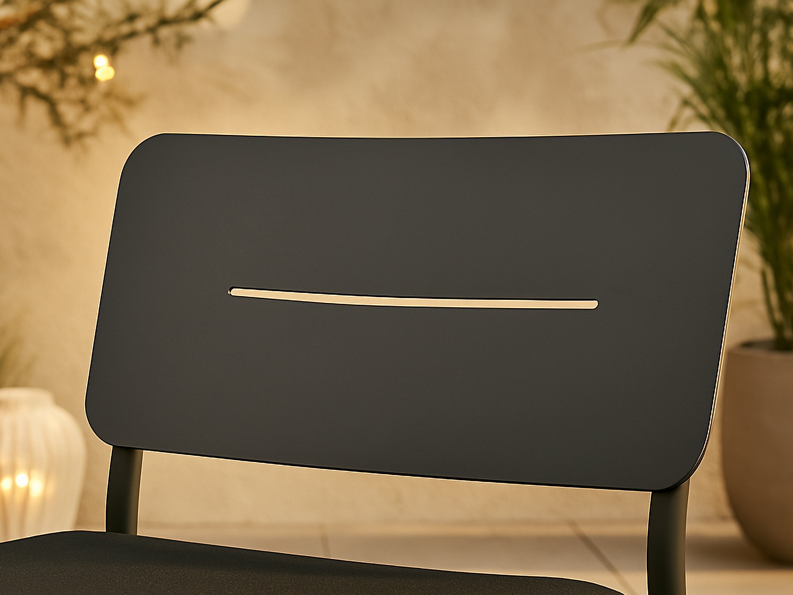 Sedia per esterni Dallas 825 (Nero)