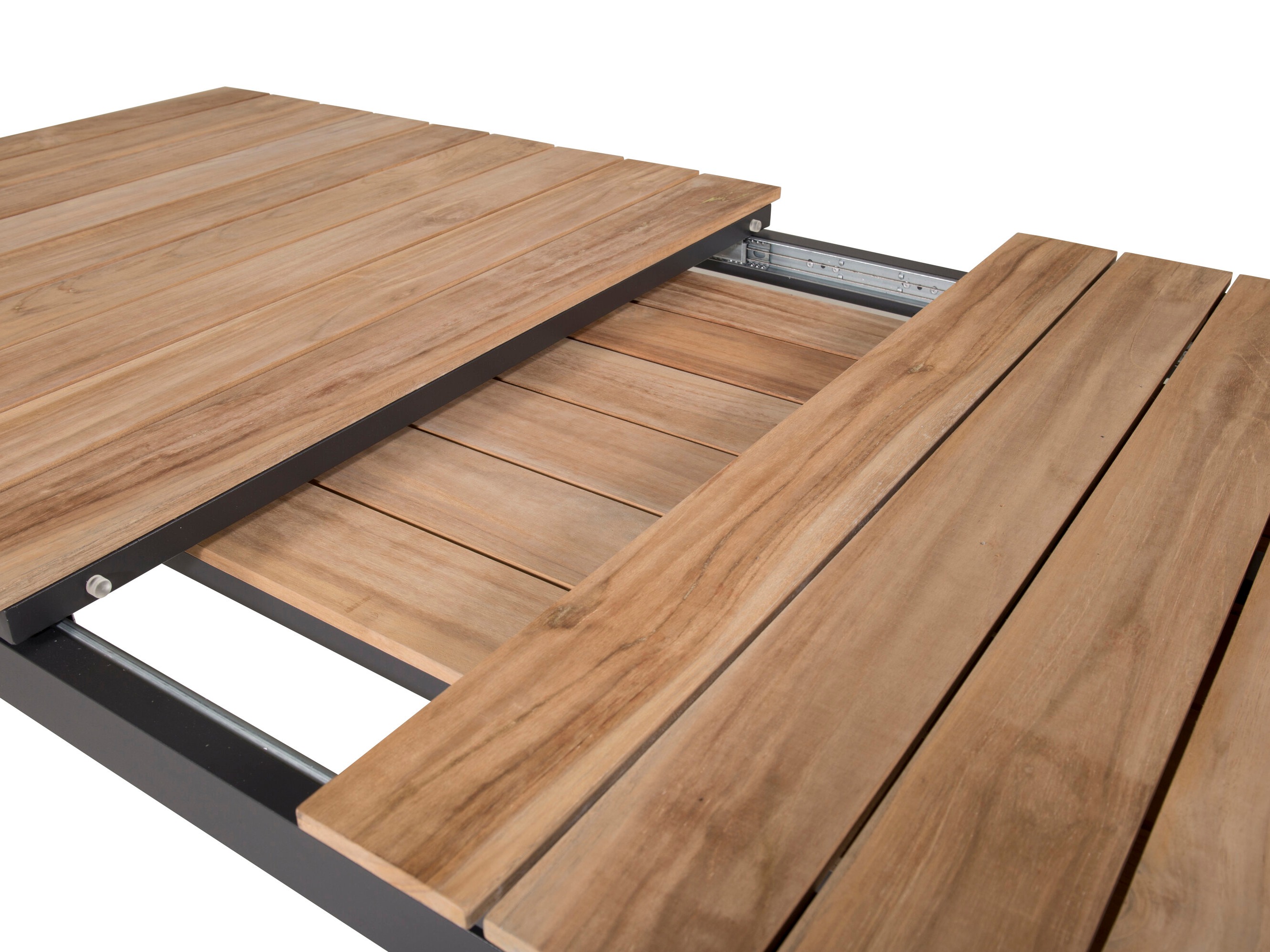 Tavolo esterno Dallas 2844 (Nero + Marrone)