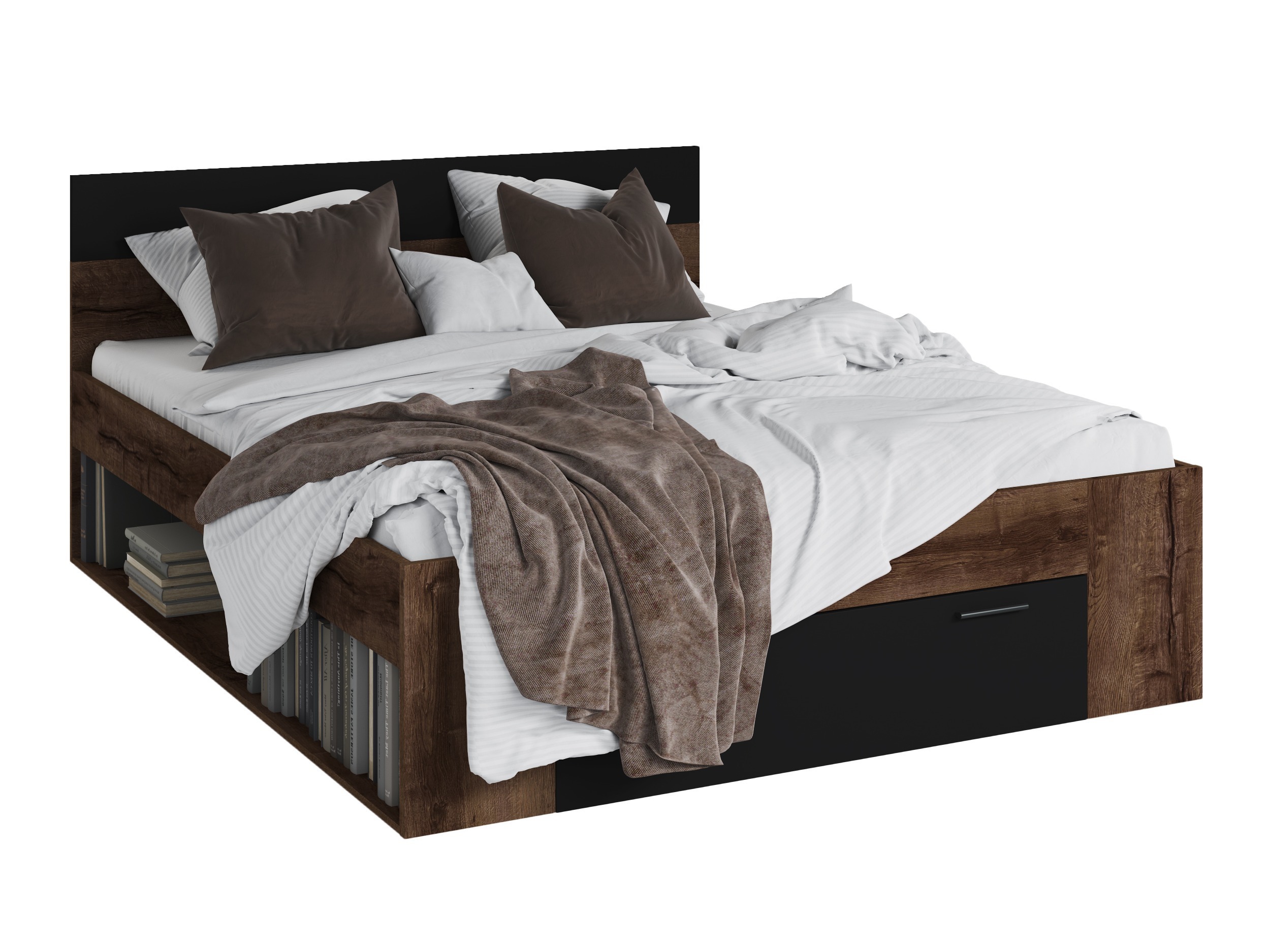 Letto Melvele 108 (Quercia del Monastery + Nero)