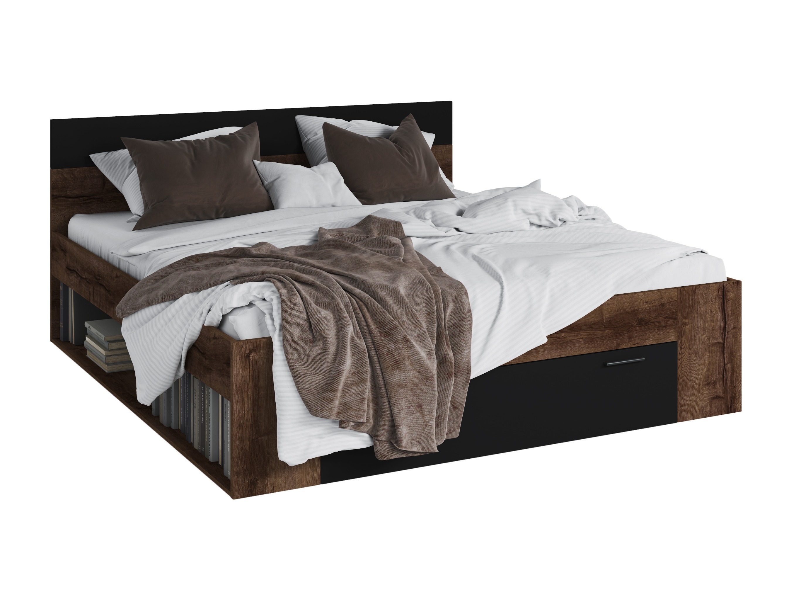 Letto Melvele 108 (Quercia del Monastery + Nero)