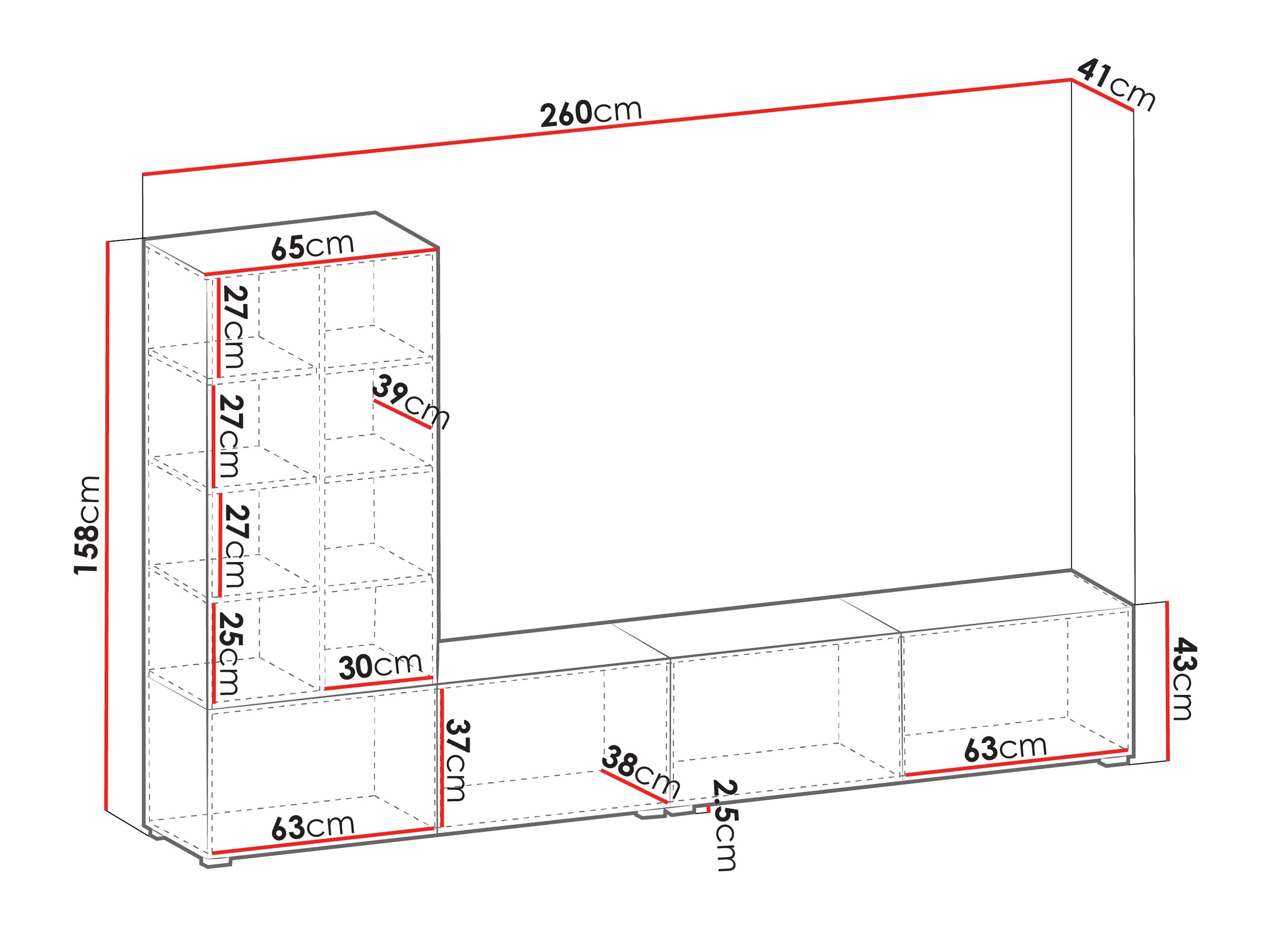 Parete attrezzata Comfivo Tutelar