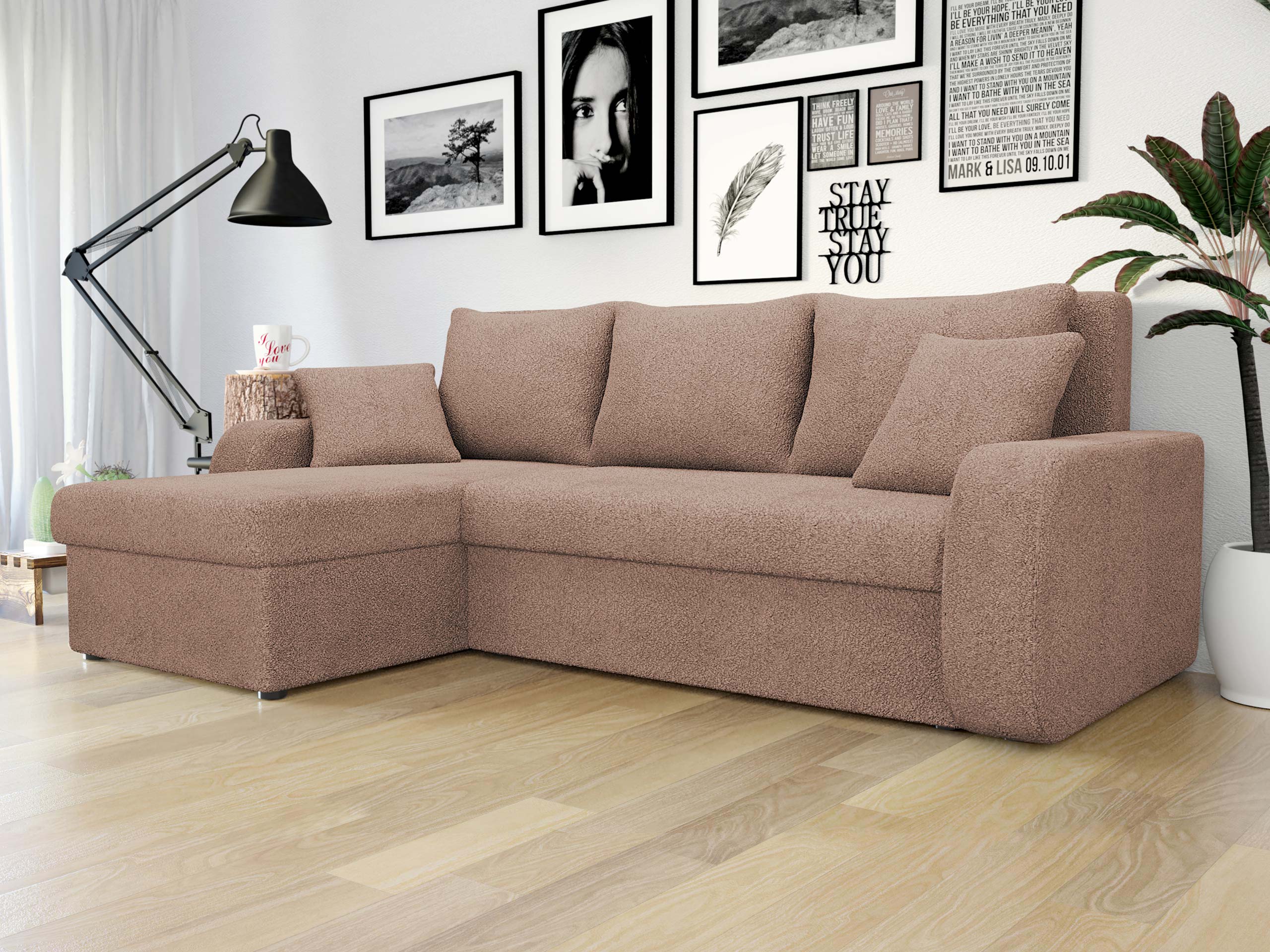 Divano angolare Comfivo Melissa (Coral 45)