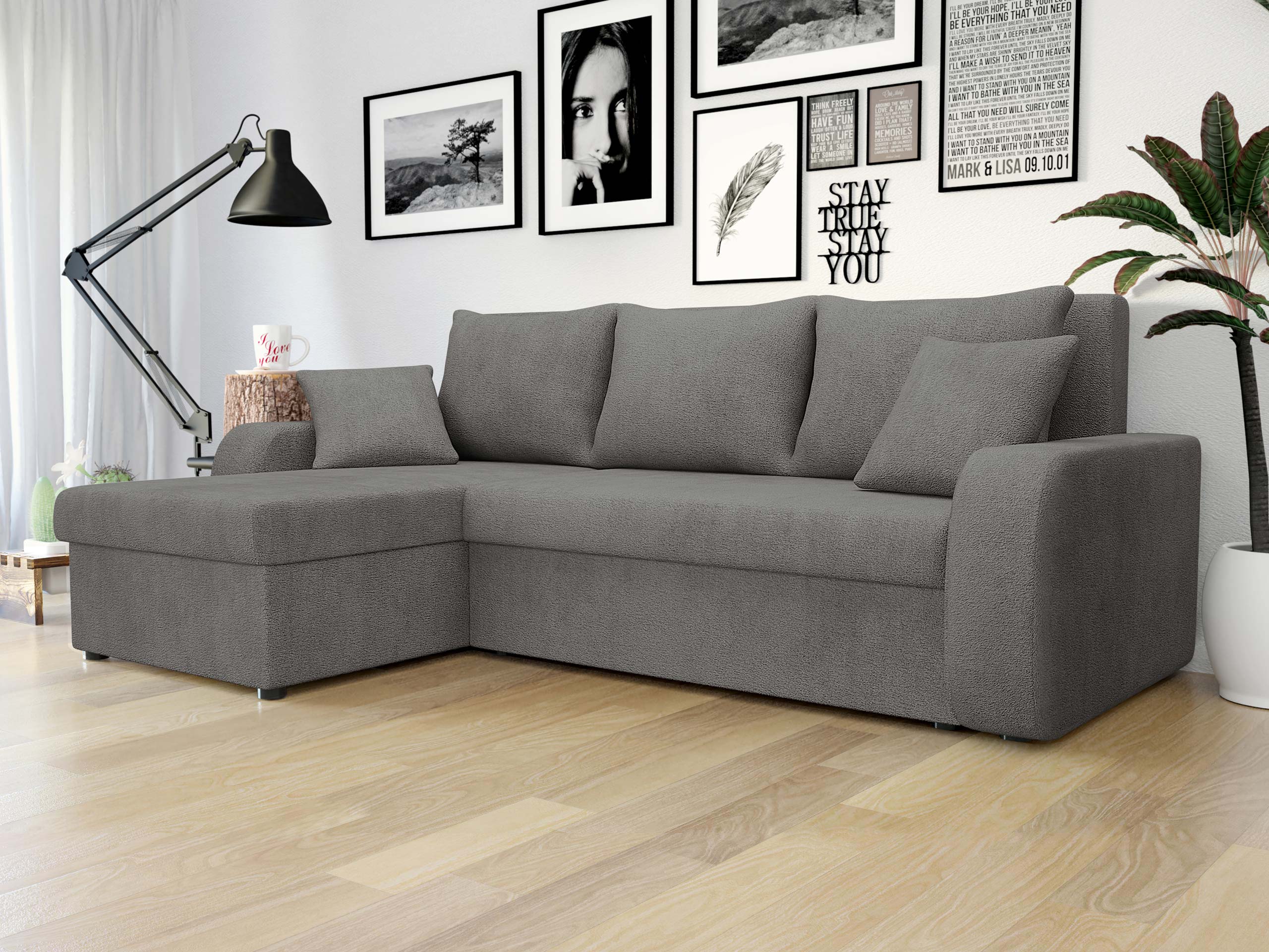 Divano angolare Comfivo Melissa (Velo 635)