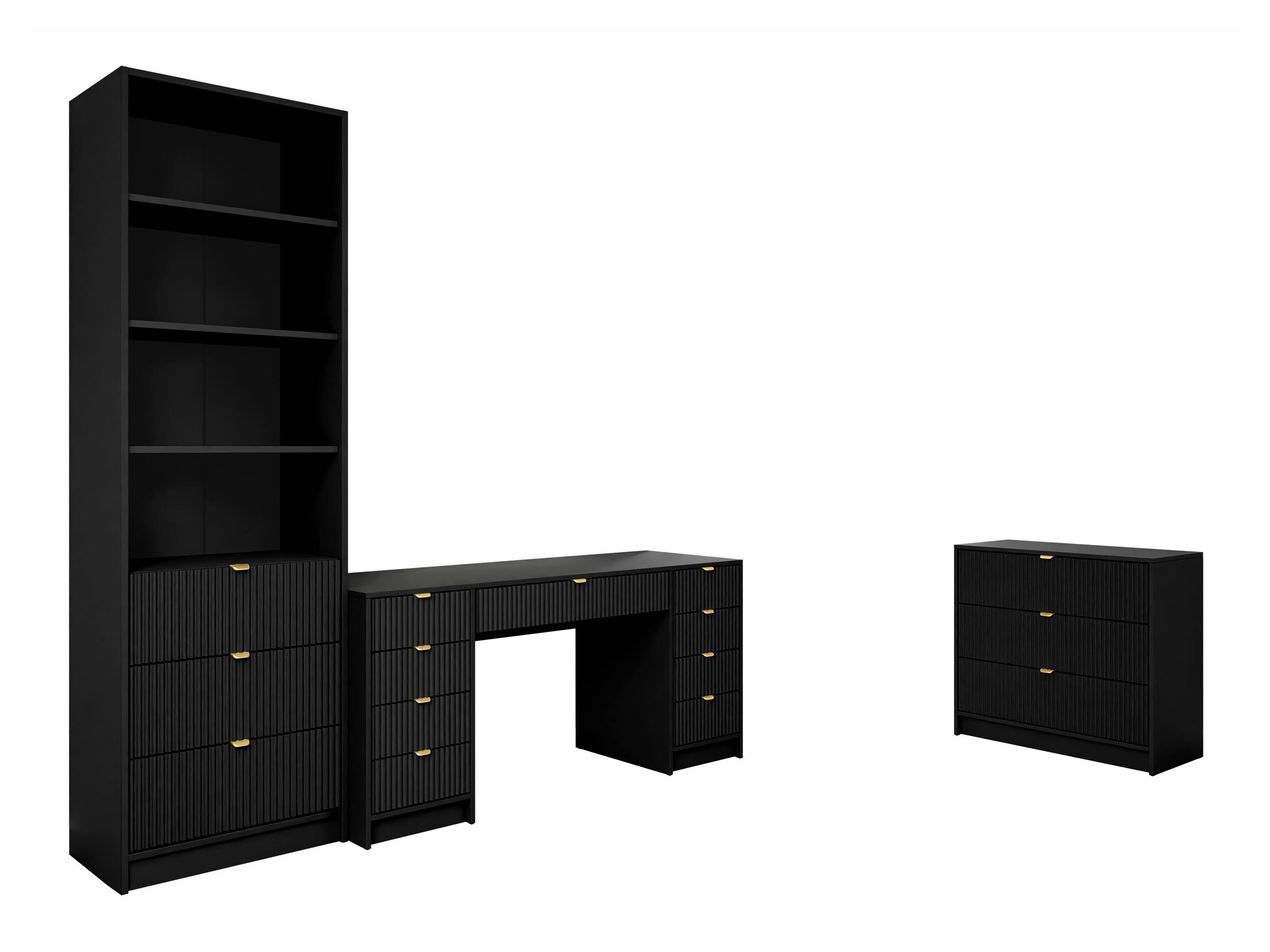Set ufficio Comfivo Papilio VI (Nero)