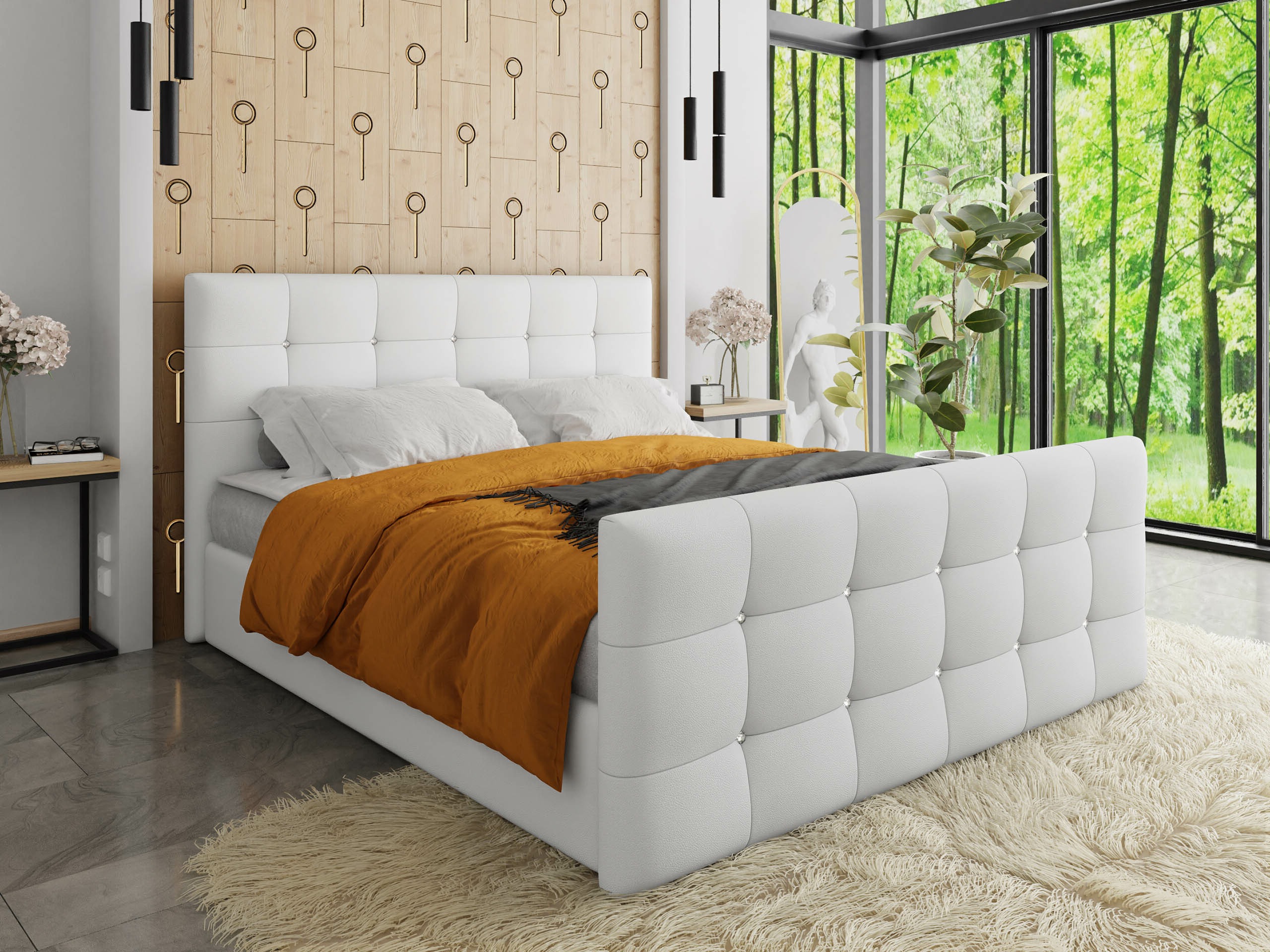 Letto continentale Memphis 113 (Soft 017)