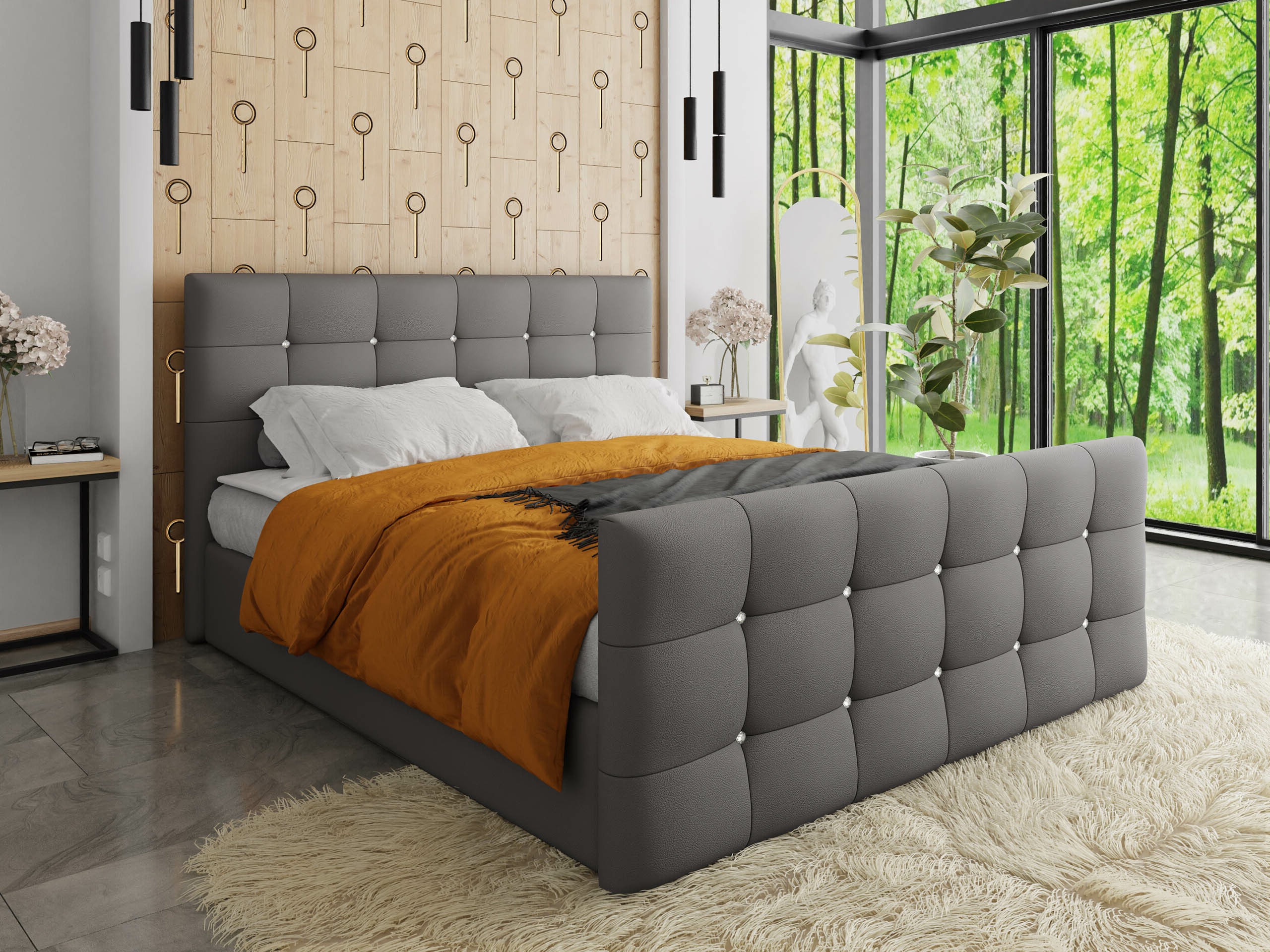 Letto continentale Memphis 113 (Soft 029)
