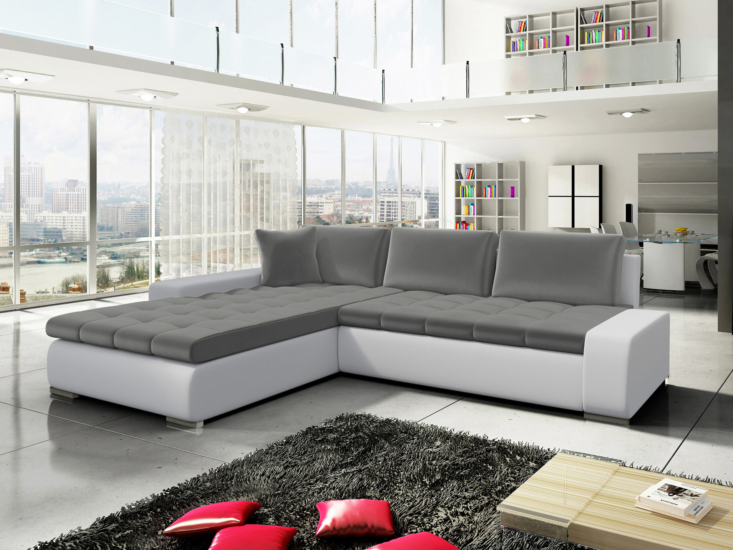 Divano angolare Comfivo Nitor II (Soft 017 + Magic Velvet 2217)