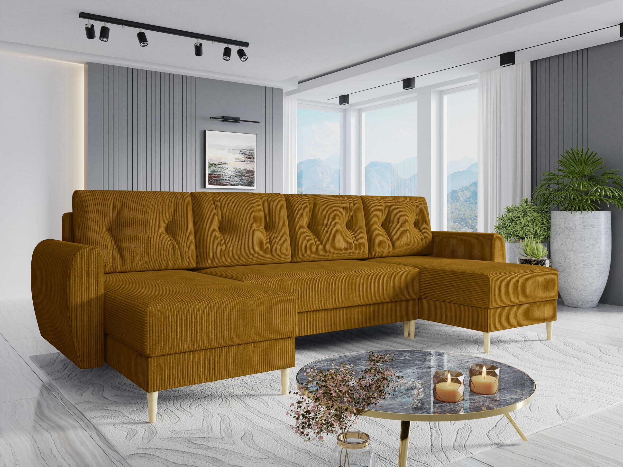 Divano angolare Memphis 140 (Poso 01)