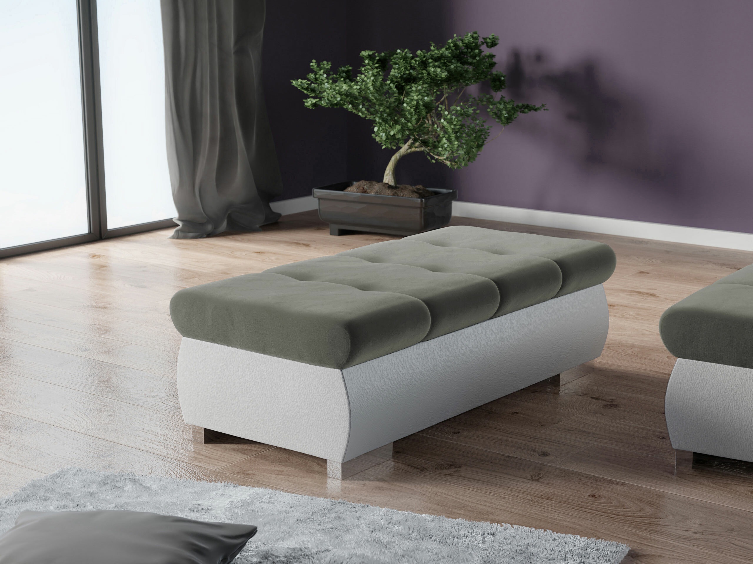 Panca imbottita Comfivo Nitor I (Soft 017 + Magic Velvet 2217)