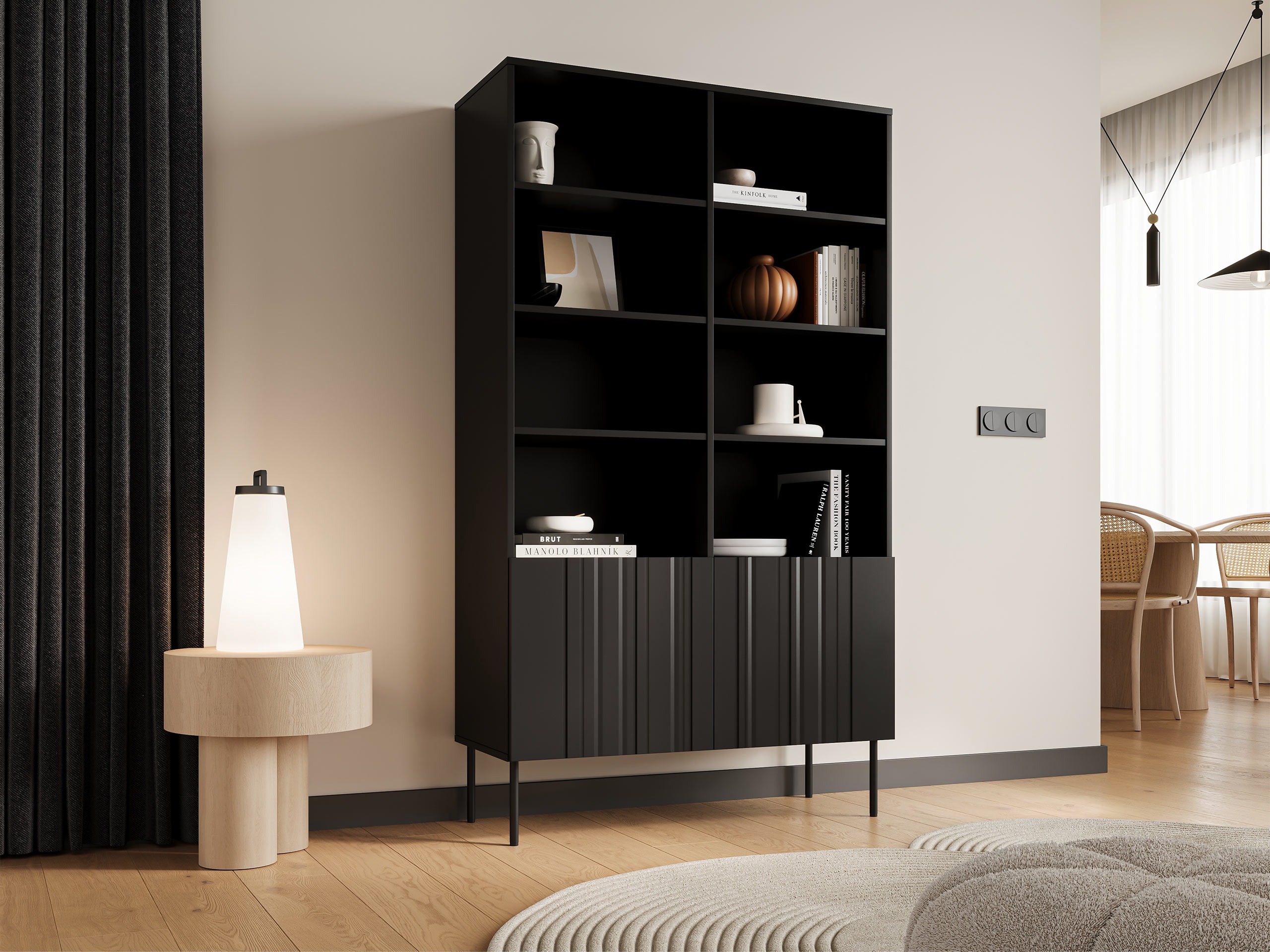 Scaffale Evavese 106 (Nero)